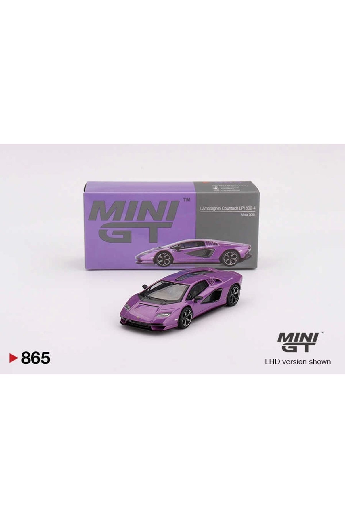 mini gt 1/64 Lamborghini Countach Lpı 800-4 Viola 30th