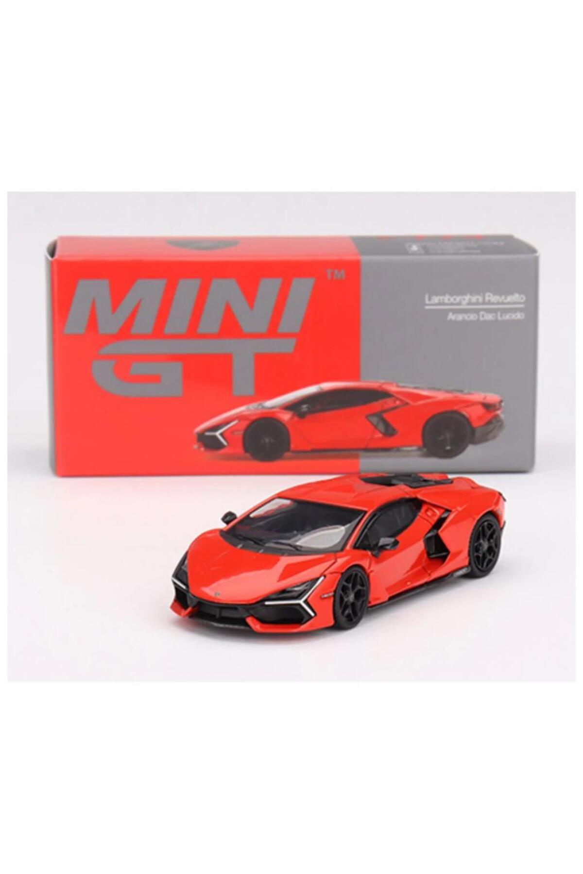 mini gt 774 Lamborghini Revuelto Arancio Dac Lucido 1/64 Model