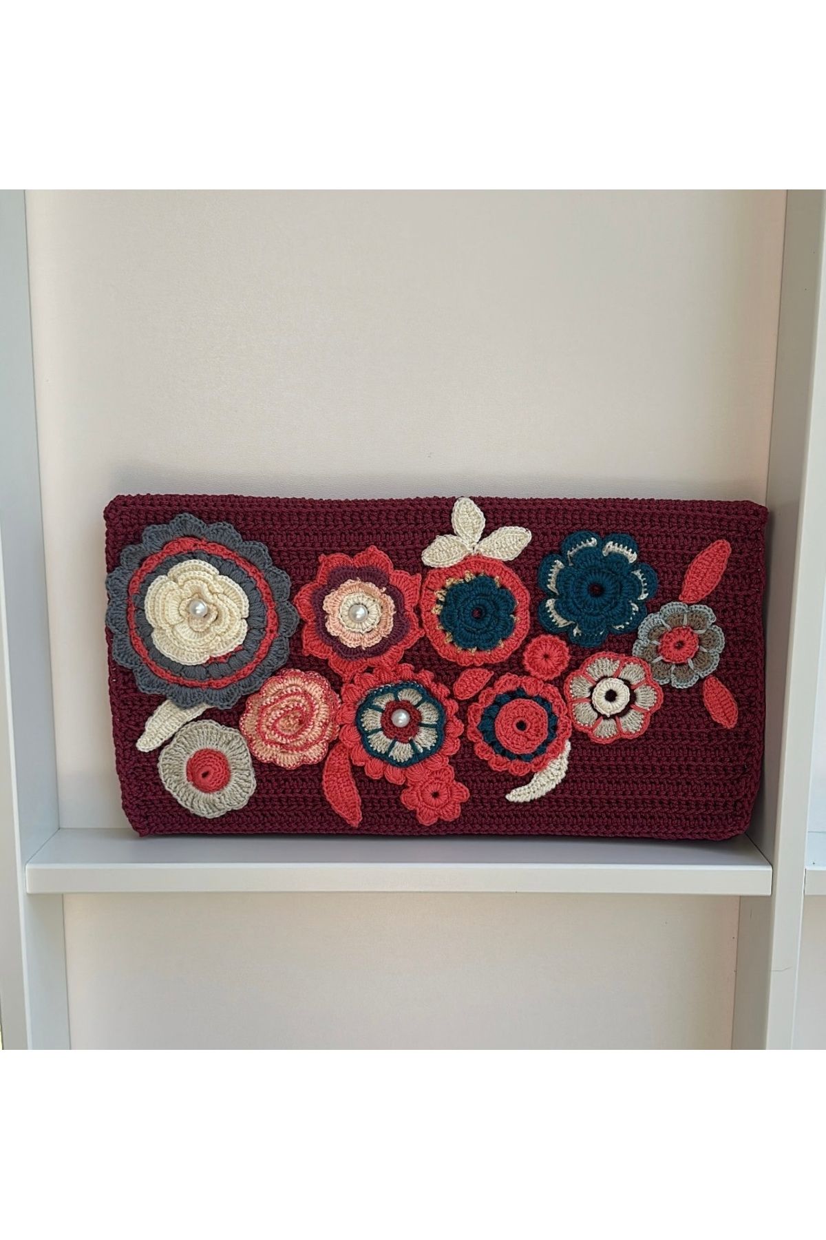 Morsanat Motif İşlemeli Özel Tasarım Çanta