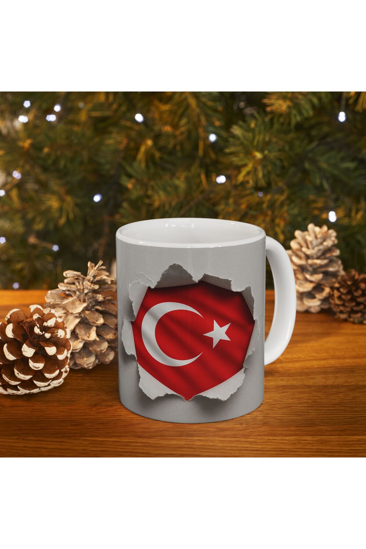 sıradışıhediyem bayrak kupa bardak türk bayrağı kupa bardak arkadaşa hediye sevgiliye hediye 3 d görünümlü kupa