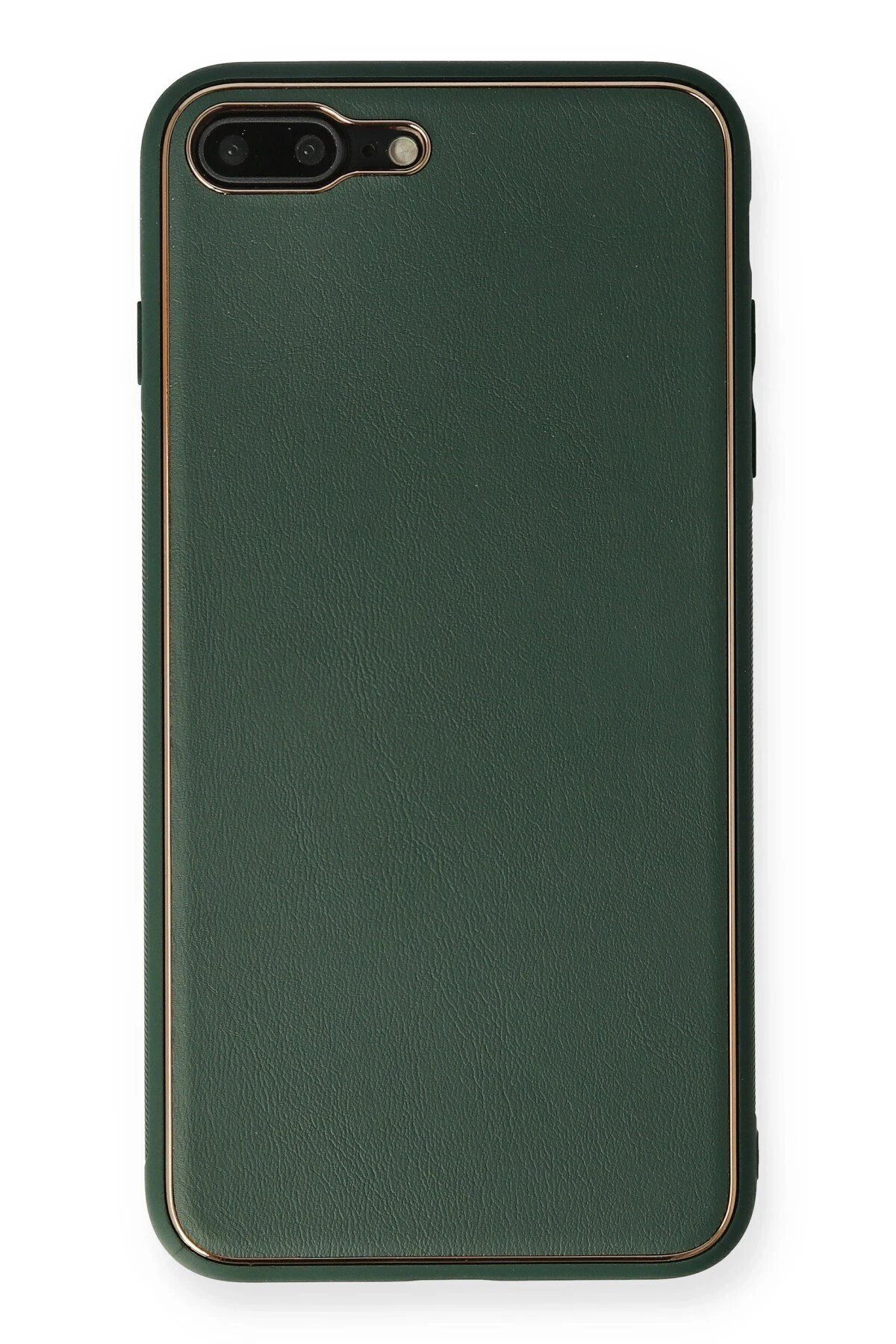 nerede bulurum Newface iPhone 8 Plus Kılıf Coco Deri Silikon Kapak - Yeşil