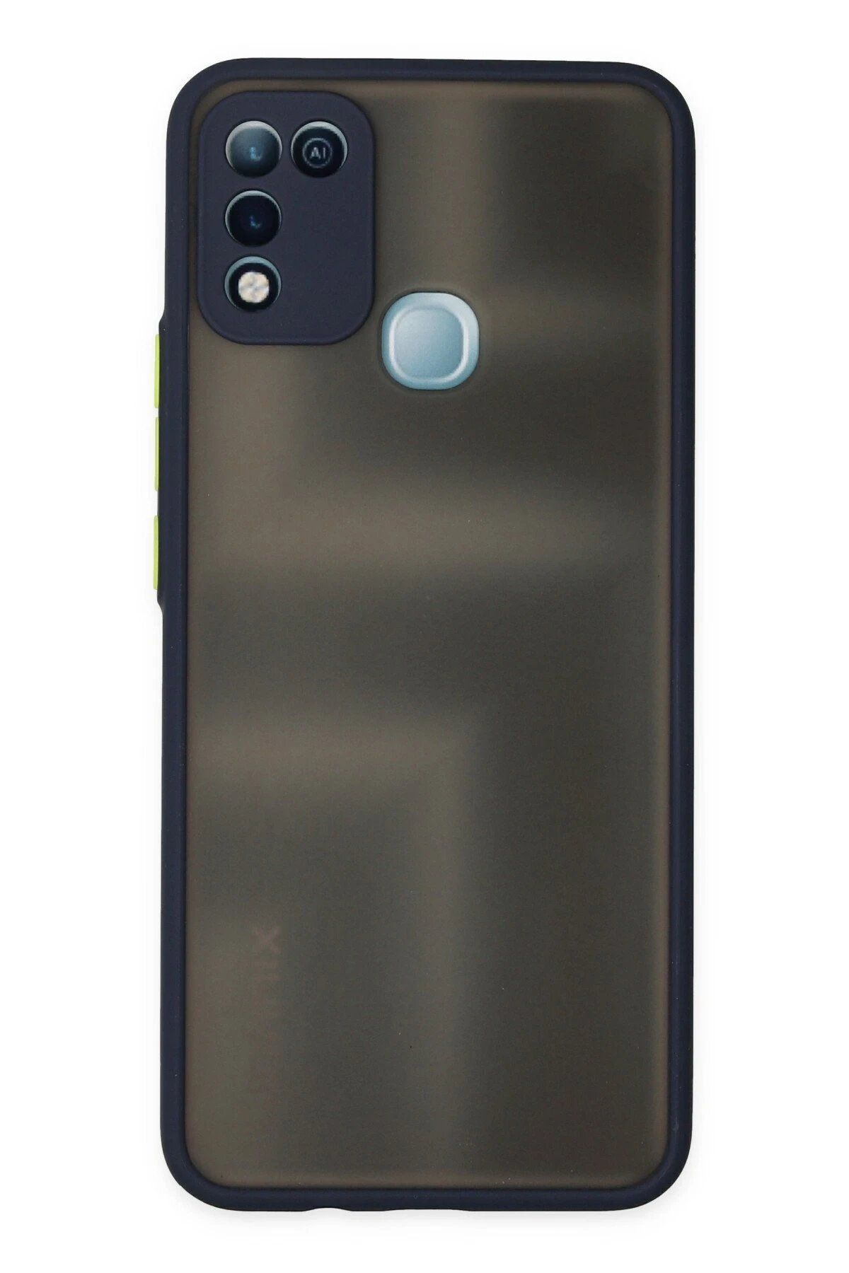 CepteToptan Newface İnfinix Hot 10 Play Kılıf Montreal Silikon Kapak - Lacivert