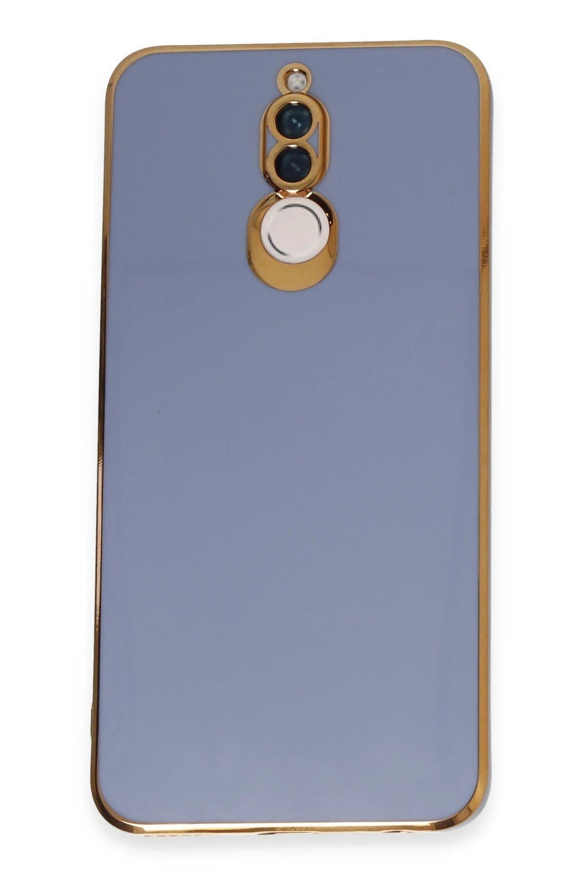 CepteToptan Newface Huawei Mate 10 Lite Kılıf Volet Silikon - Mavi
