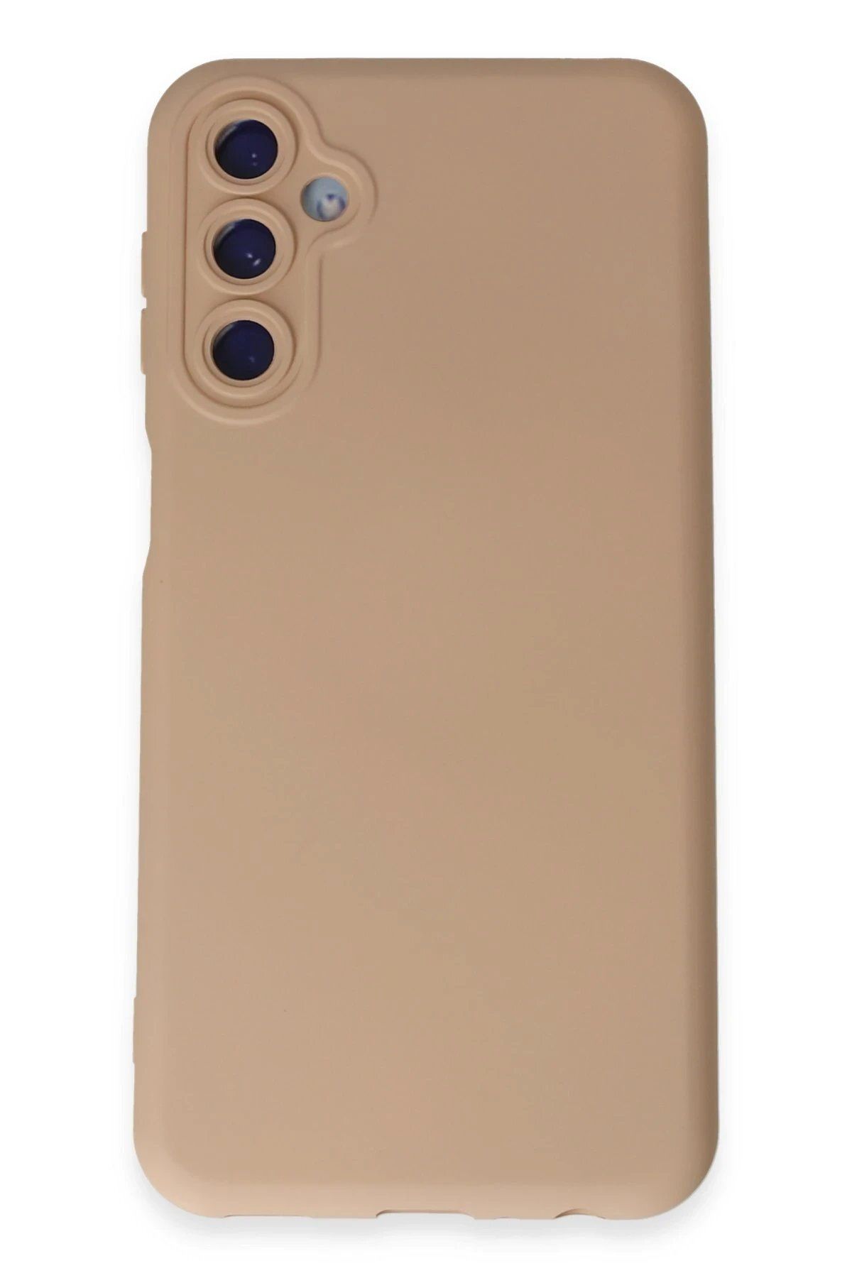 CepteToptan Newface Samsung Galaxy M14 5G Kılıf Nano içi Kadife Silikon - Pudra