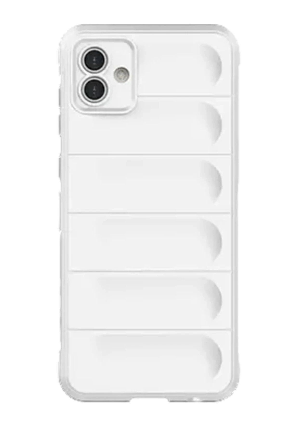 CepteToptan Newface Samsung Galaxy A05 Kılıf Optimum Silikon - Krem