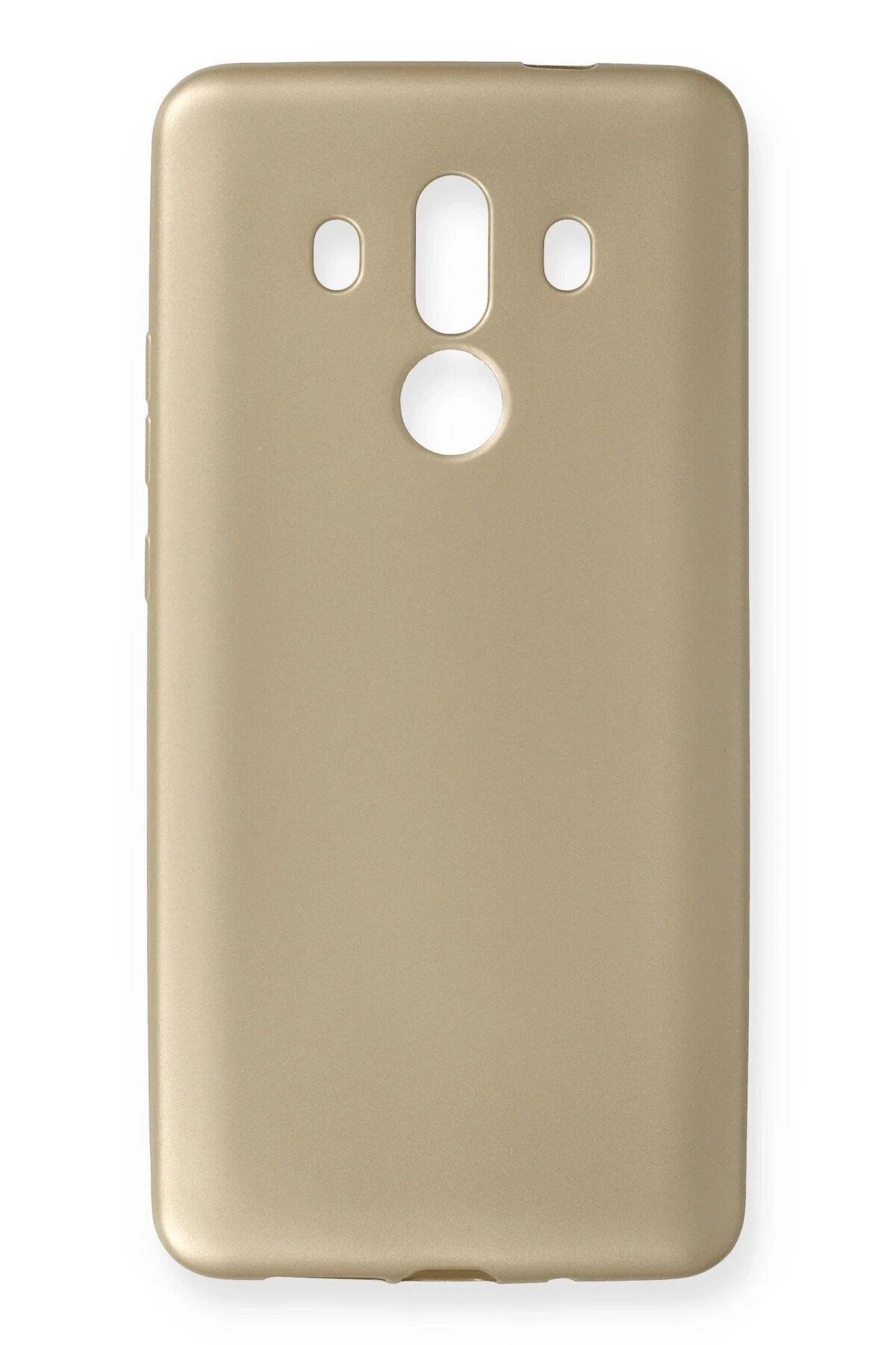 CepteToptan Newface Huawei Mate 10 Pro Kılıf First Silikon - Gold