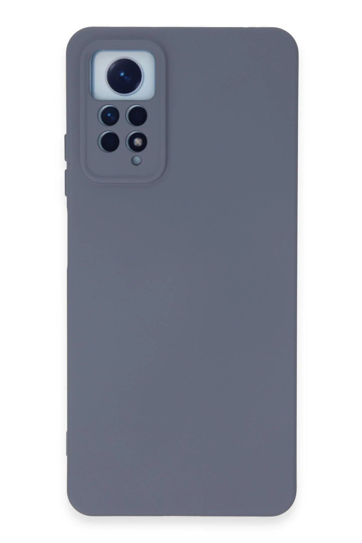 CepteToptan Newface Xiaomi Redmi Note 12 Pro 4G Kılıf Nano içi Kadife Silikon - Gri