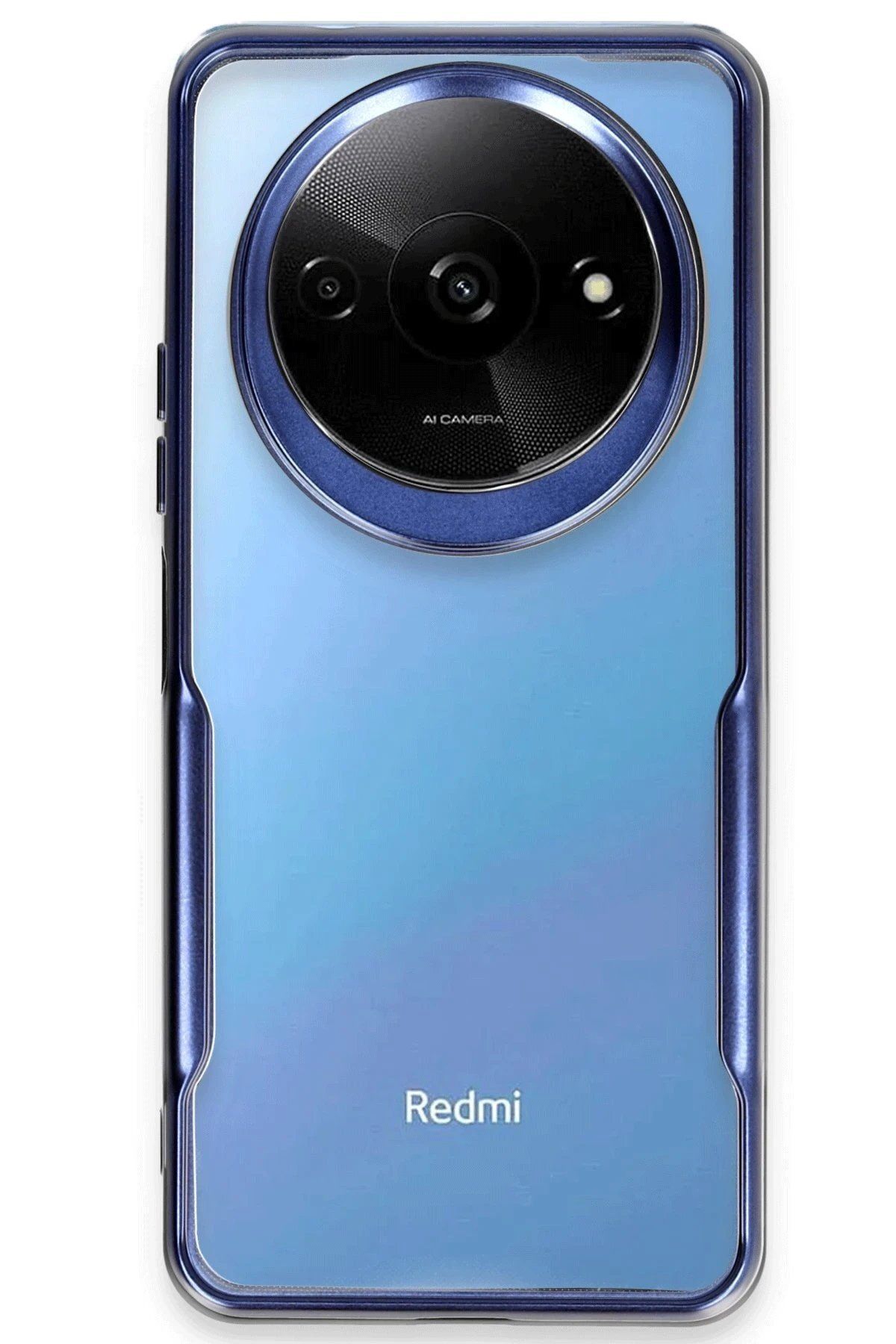 CepteToptan Newface Xiaomi Redmi A3 4G Kılıf Boyi Silikon Kapak - Lacivert