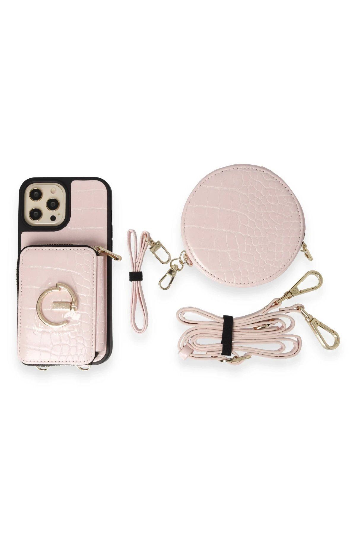 Joko iPhone 14 Pro Kılıf Ermes Kapak - Pembe