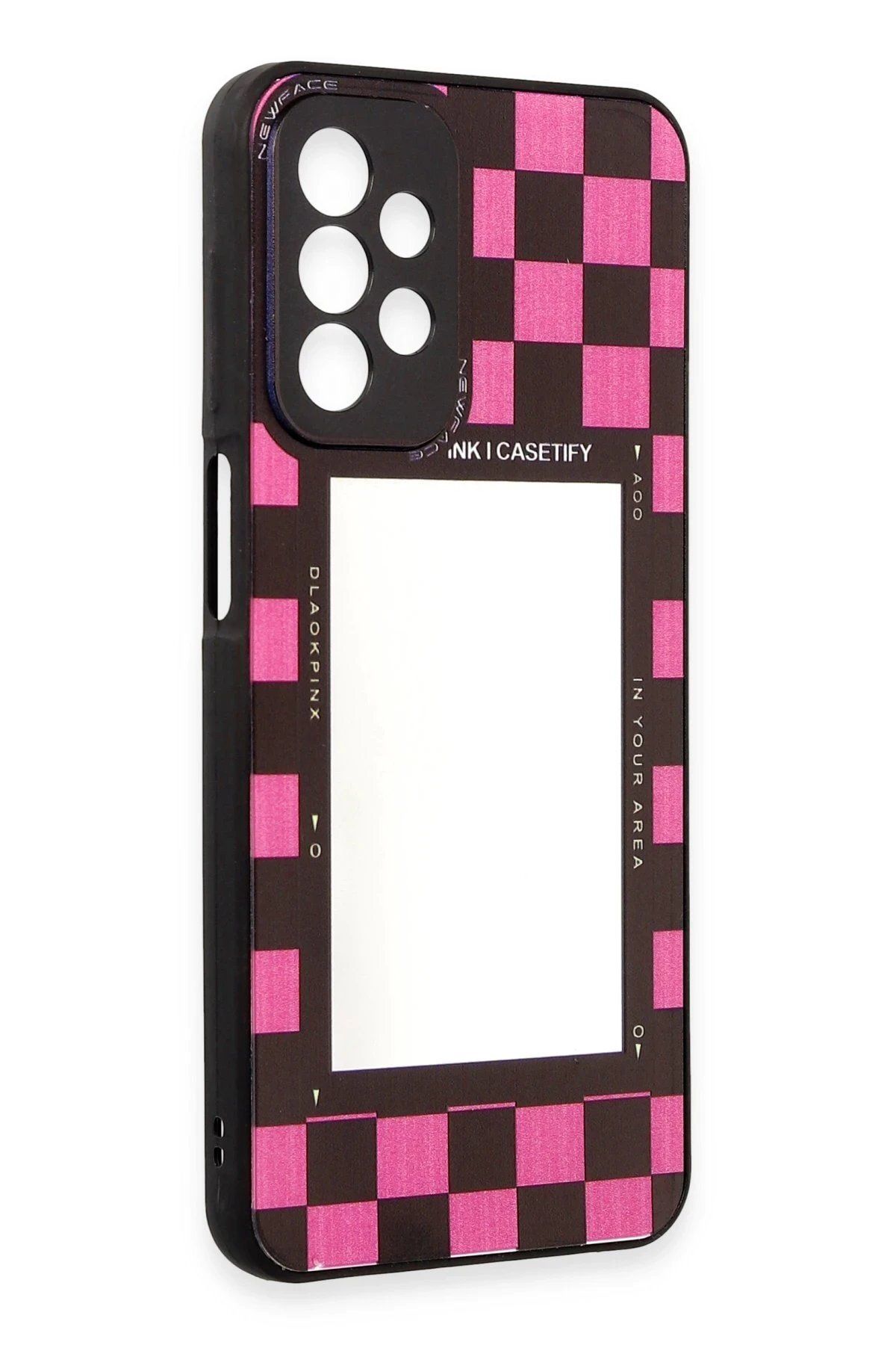 nerede bulurum Newface Samsung Galaxy A23 4G Kılıf Mirror Desenli Kapak - Mirror - 8