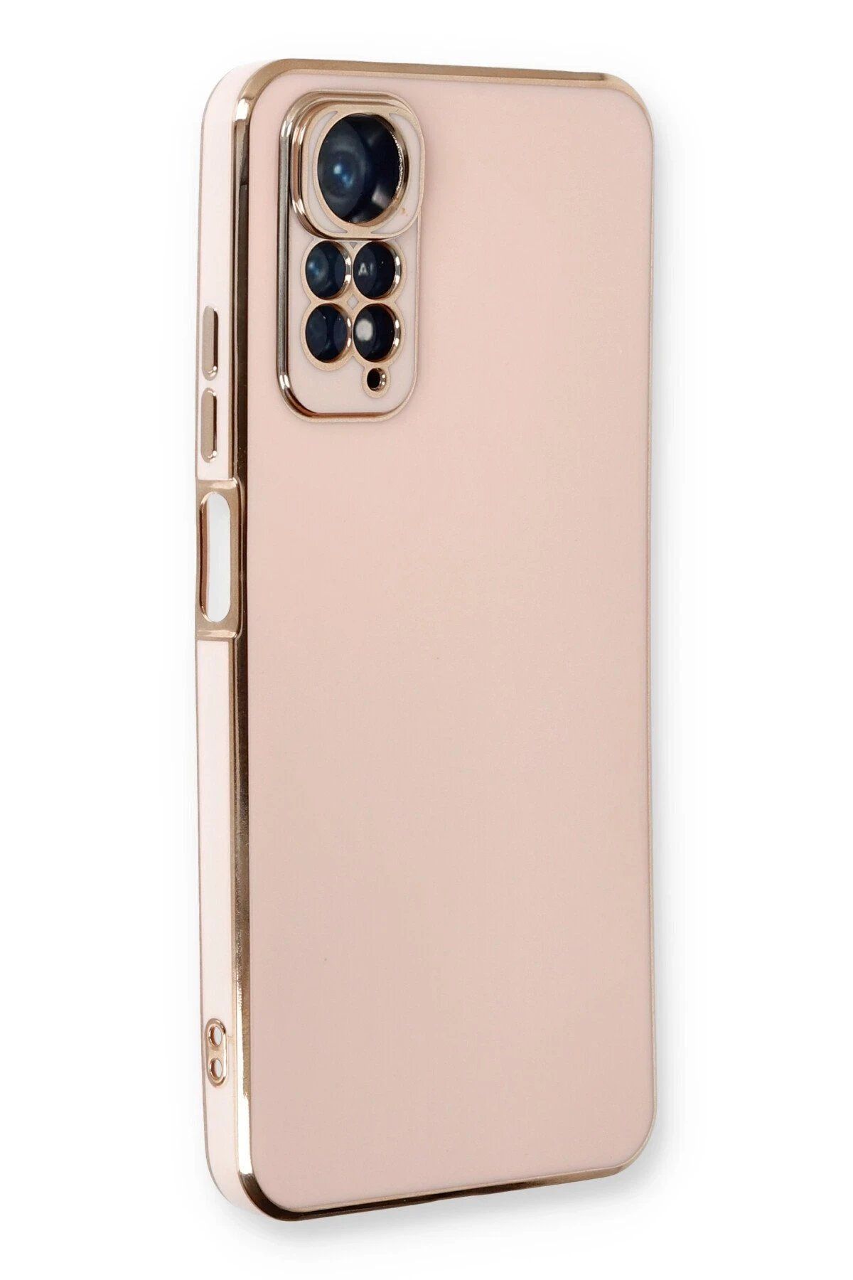 CepteToptan Newface Xiaomi Redmi Note 11 Kılıf Volet Silikon - Pembe