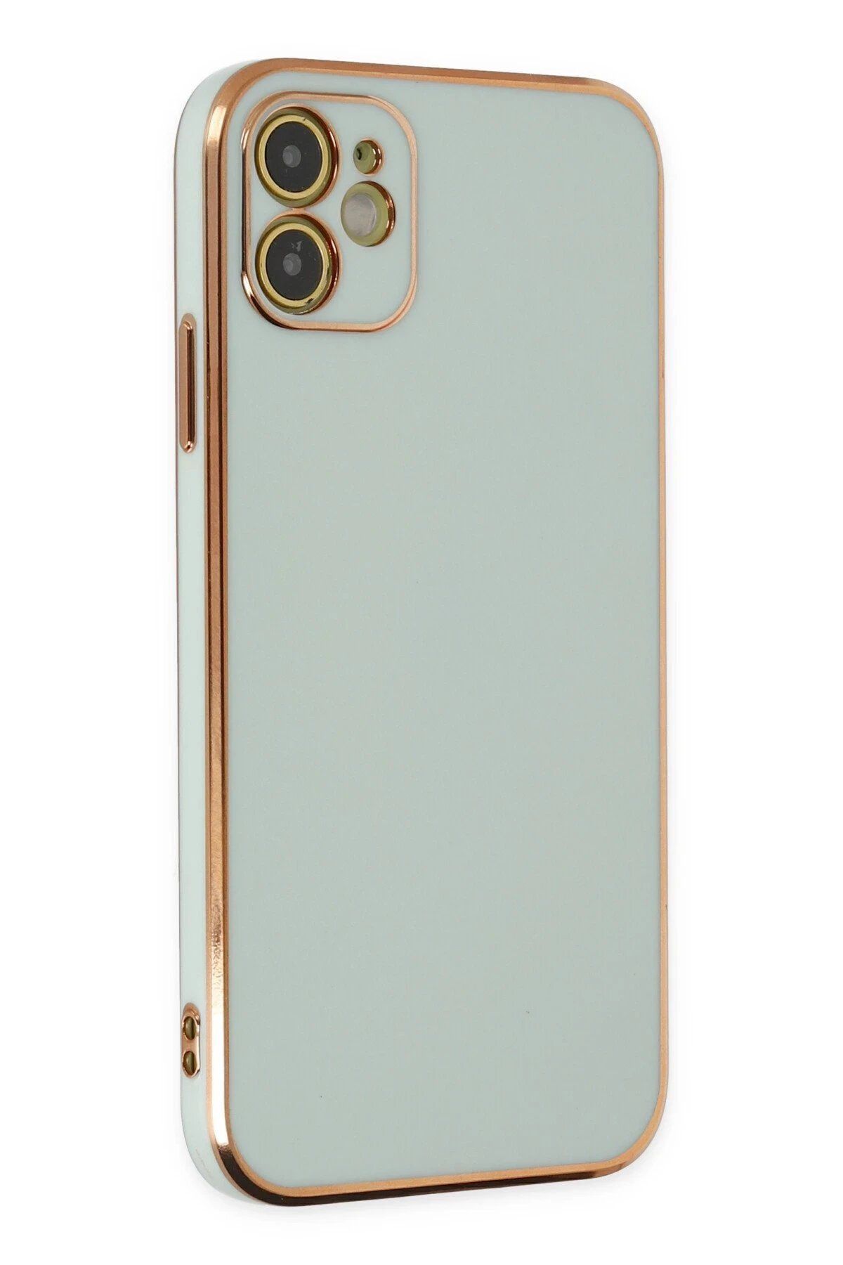 CepteToptan Newface iPhone 11 Kılıf Volet Silikon - Açık Yeşil