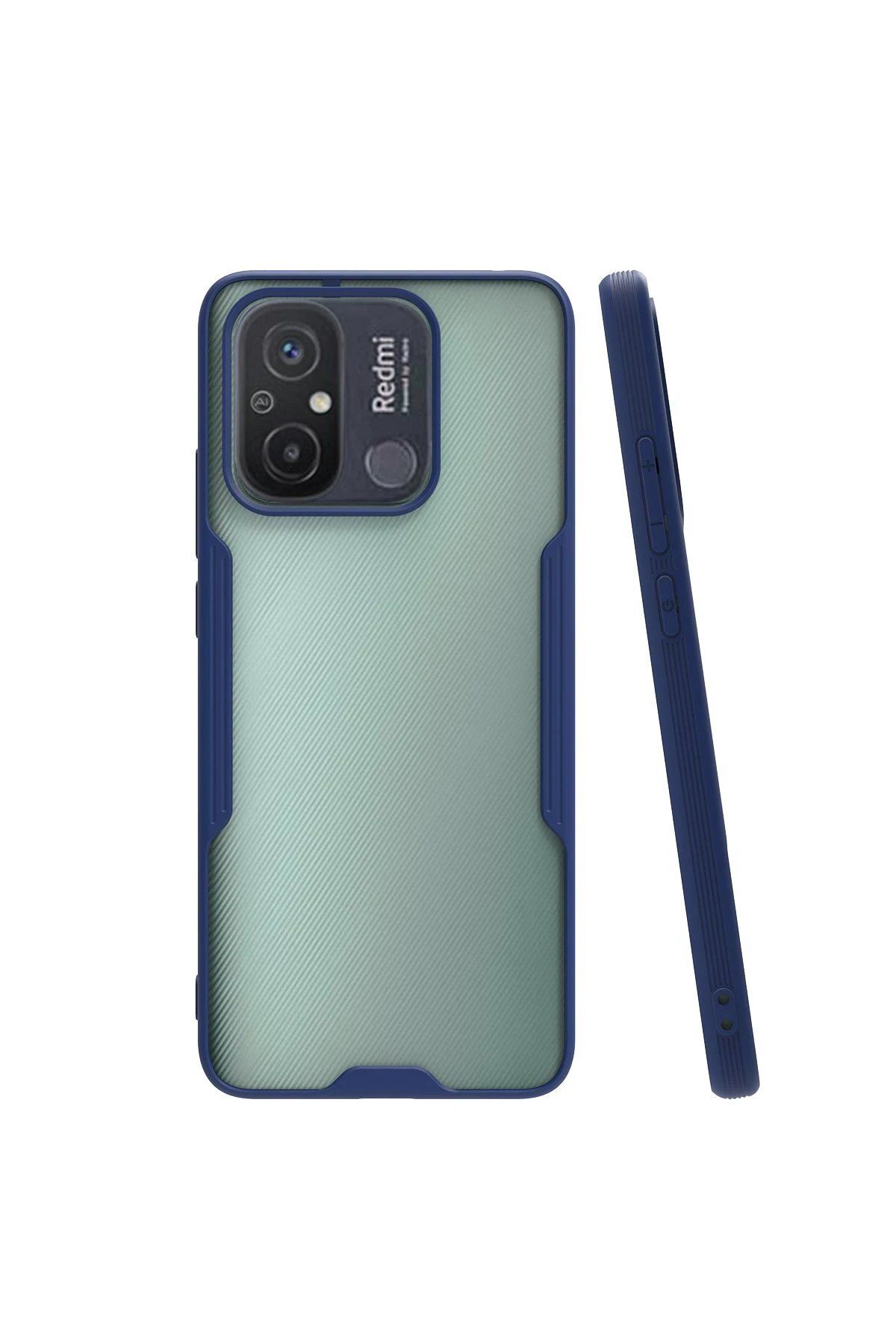 nerede bulurum Newface Xiaomi Redmi 12C Kılıf Platin Silikon - Lacivert