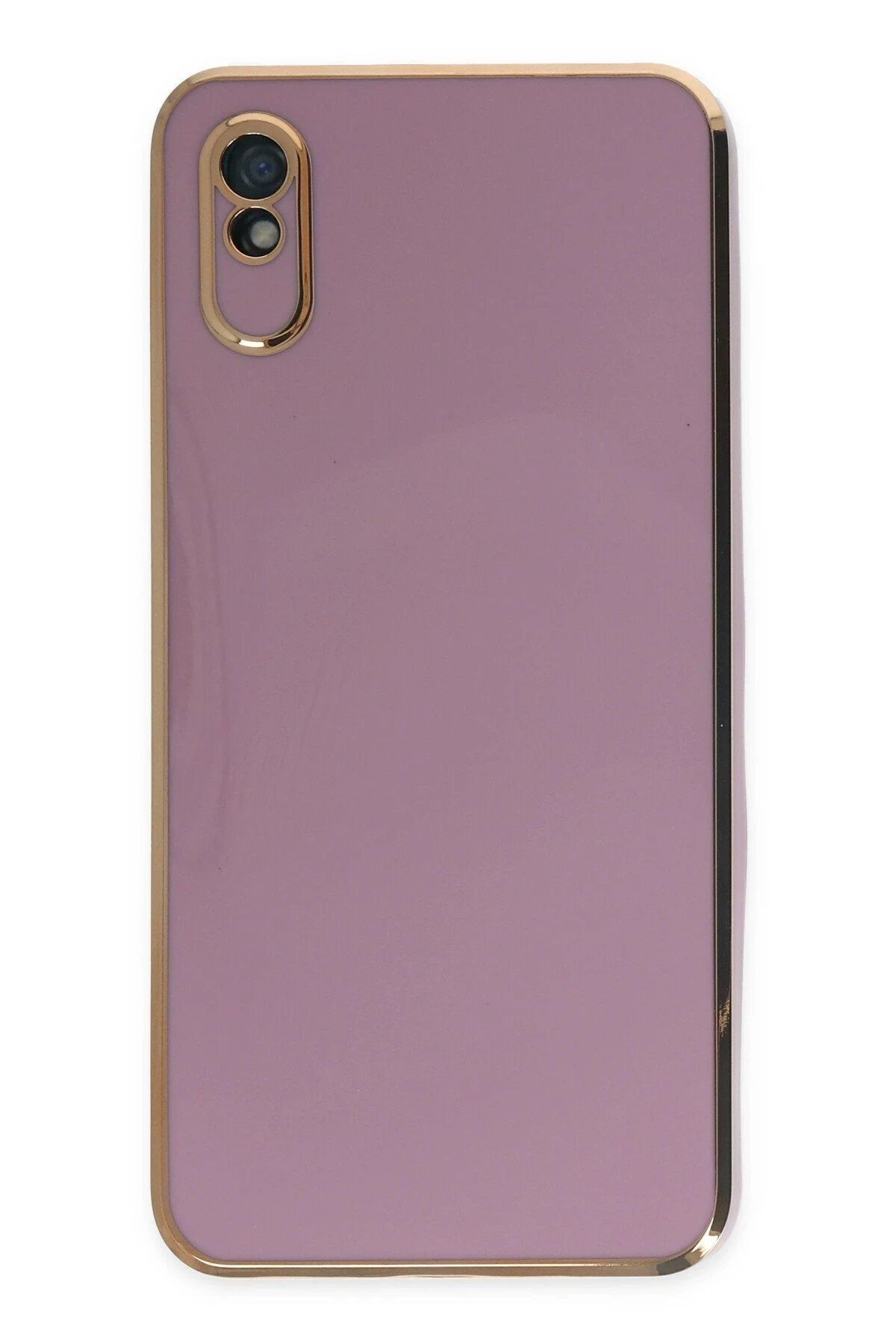 nerede bulurum Newface Xiaomi Redmi 9A Kılıf Volet Silikon - Mor