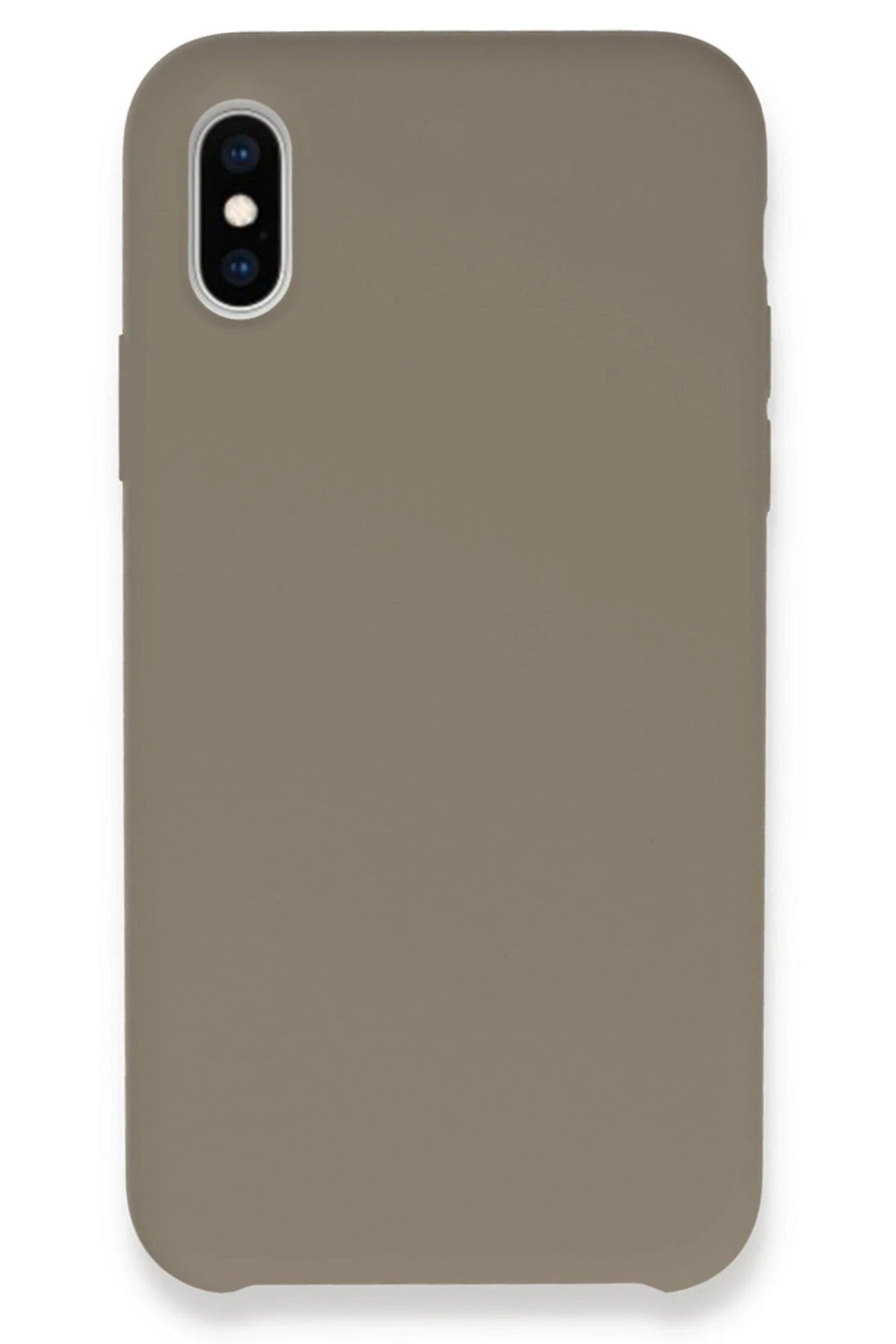CepteToptan Newface iPhone XS Max Kılıf Lansman Legant Silikon - Bej
