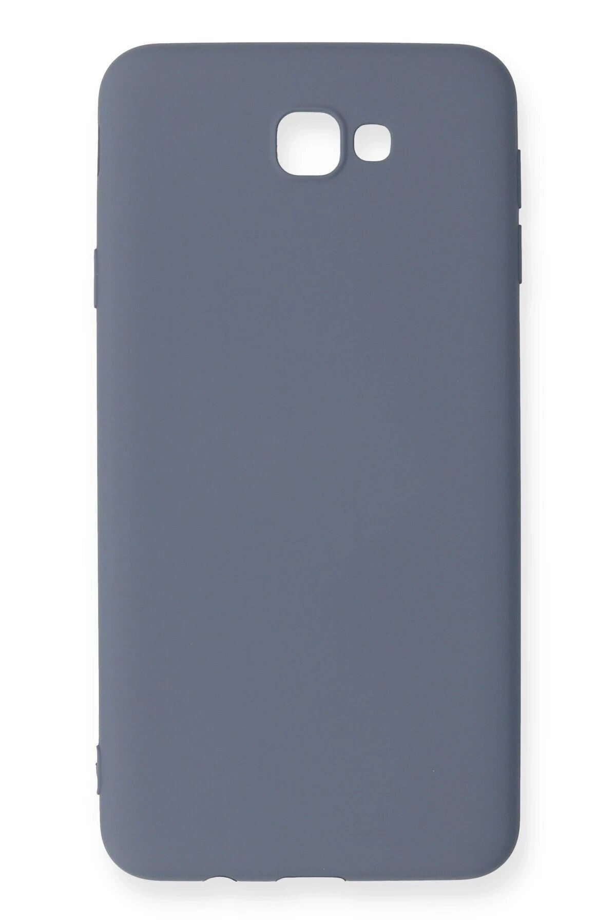 Toptan Bulurum Newface Samsung Galaxy J7 Prime Kılıf Nano içi Kadife Silikon - Gri