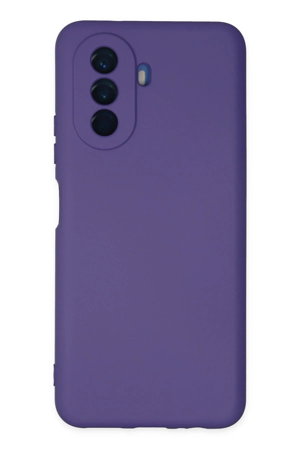 CepteToptan Newface Huawei Nova Y70 Kılıf Nano içi Kadife Silikon - Mor
