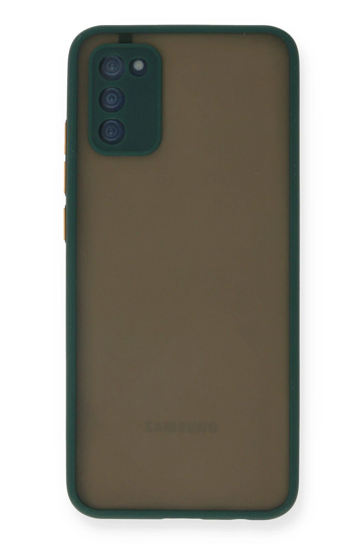 Toptan Bulurum Newface Samsung Galaxy A02S Kılıf Montreal Silikon Kapak - Yeşil