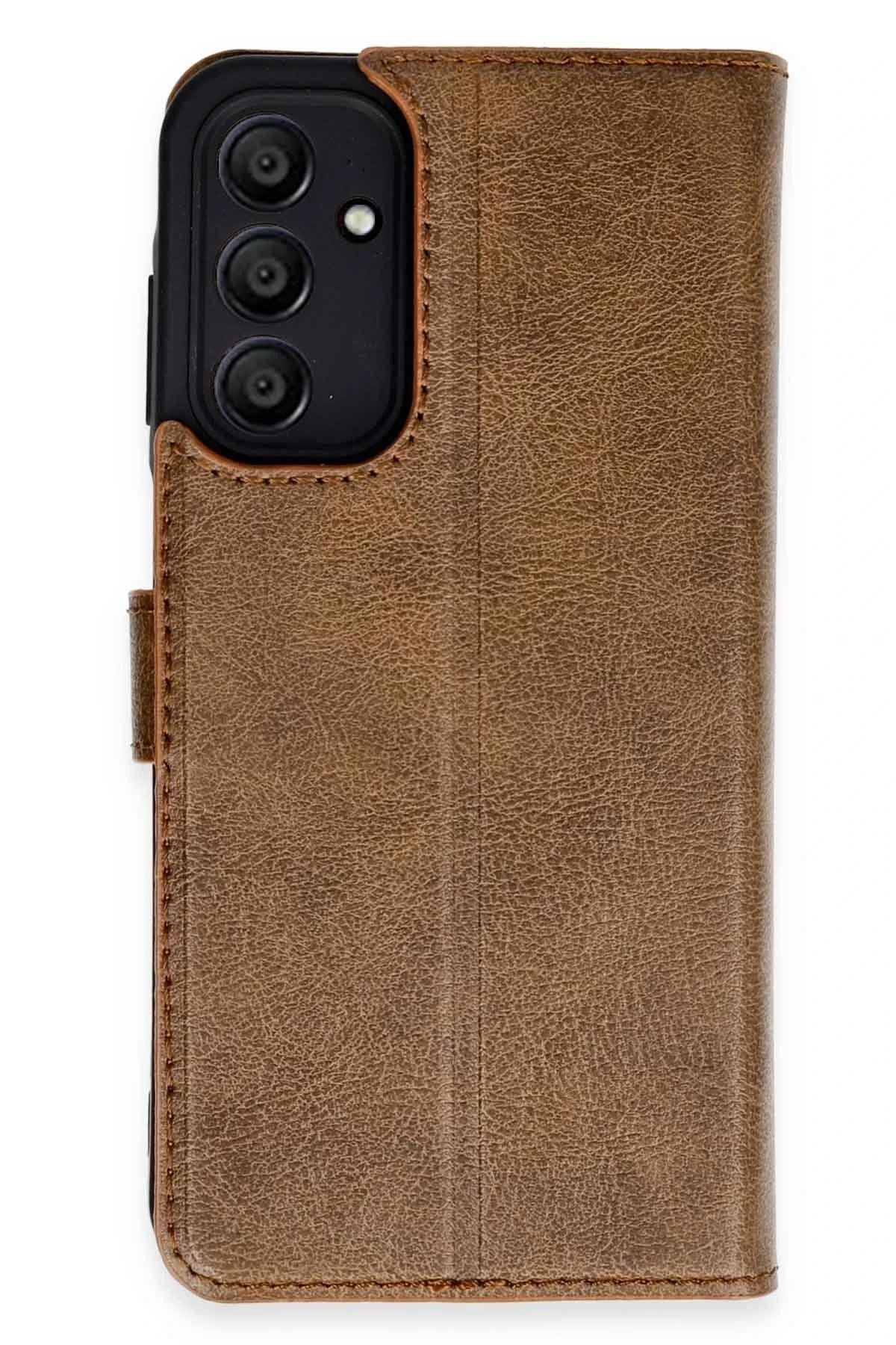 CepteToptan Newface Samsung Galaxy A35 5G Kılıf Trend S Plus Kapaklı Kılıf - Taba