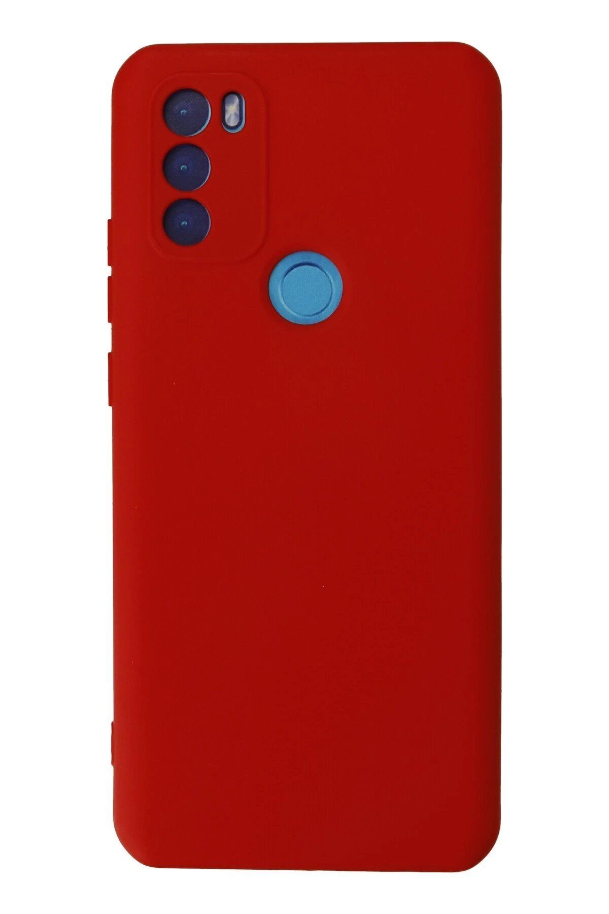 CepteToptan Newface General Mobile GM 21 Plus Kılıf Nano içi Kadife Silikon - Kırmızı