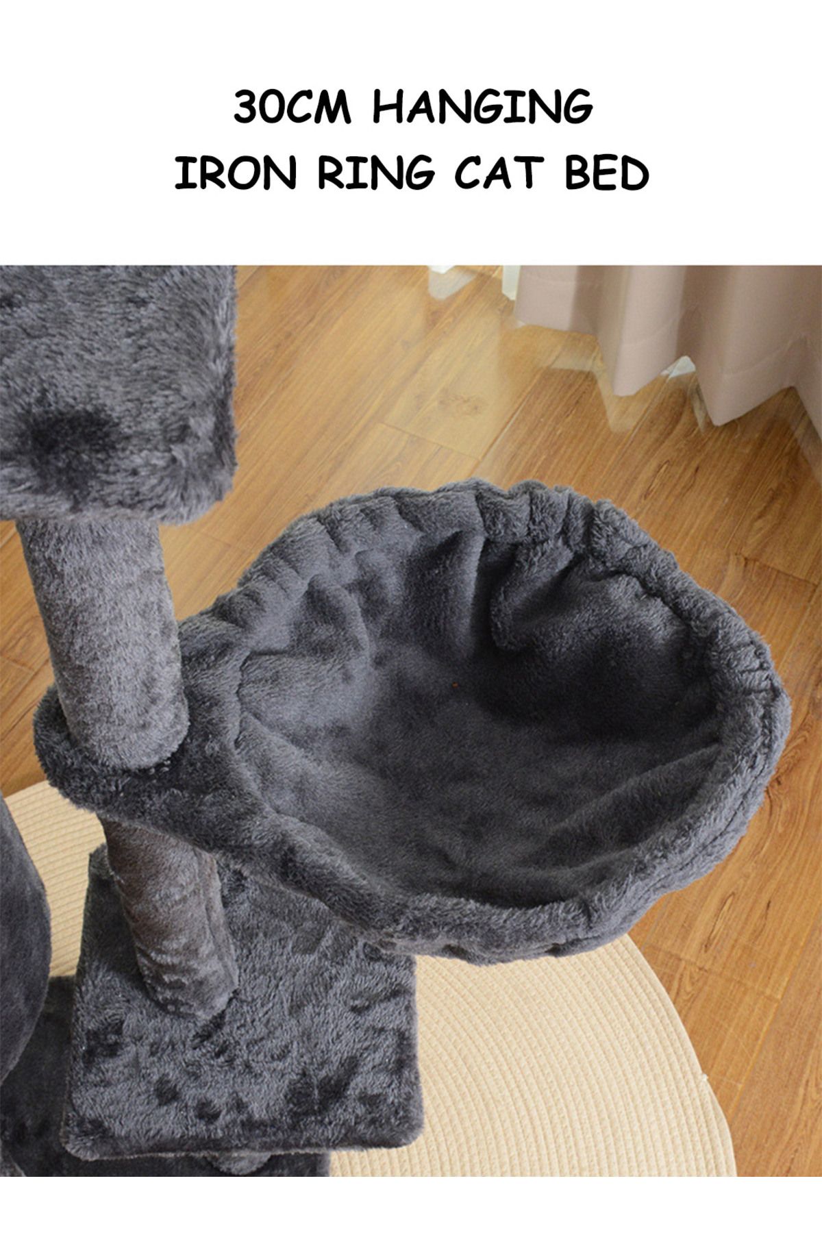 KidLe-Cat Tree Multi-Level Cat Condo with Scratching Posts 2