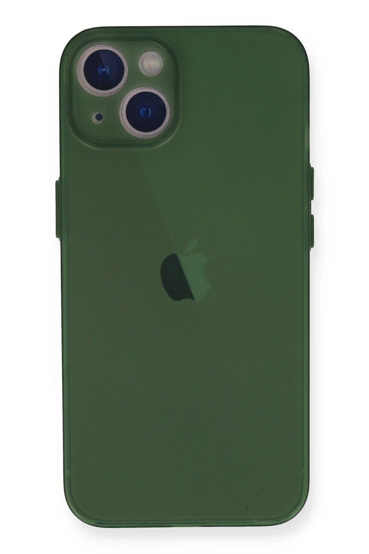CepteToptan Newface iPhone 14 Plus Kılıf PP Ultra İnce Kapak - Yeşil