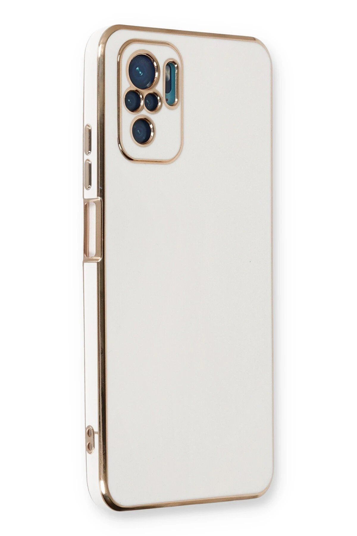 nerede bulurum Newface Xiaomi Redmi Note 10 Kılıf Volet Silikon - Beyaz