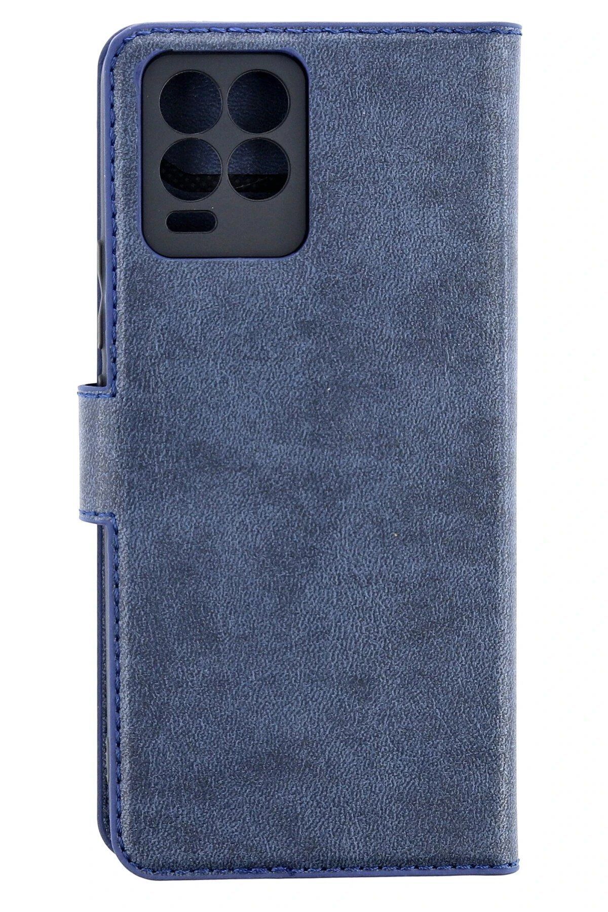 Toptan Bulurum Newface Realme 8 Pro Kılıf Trend S Plus Kapaklı Kılıf - Lacivert