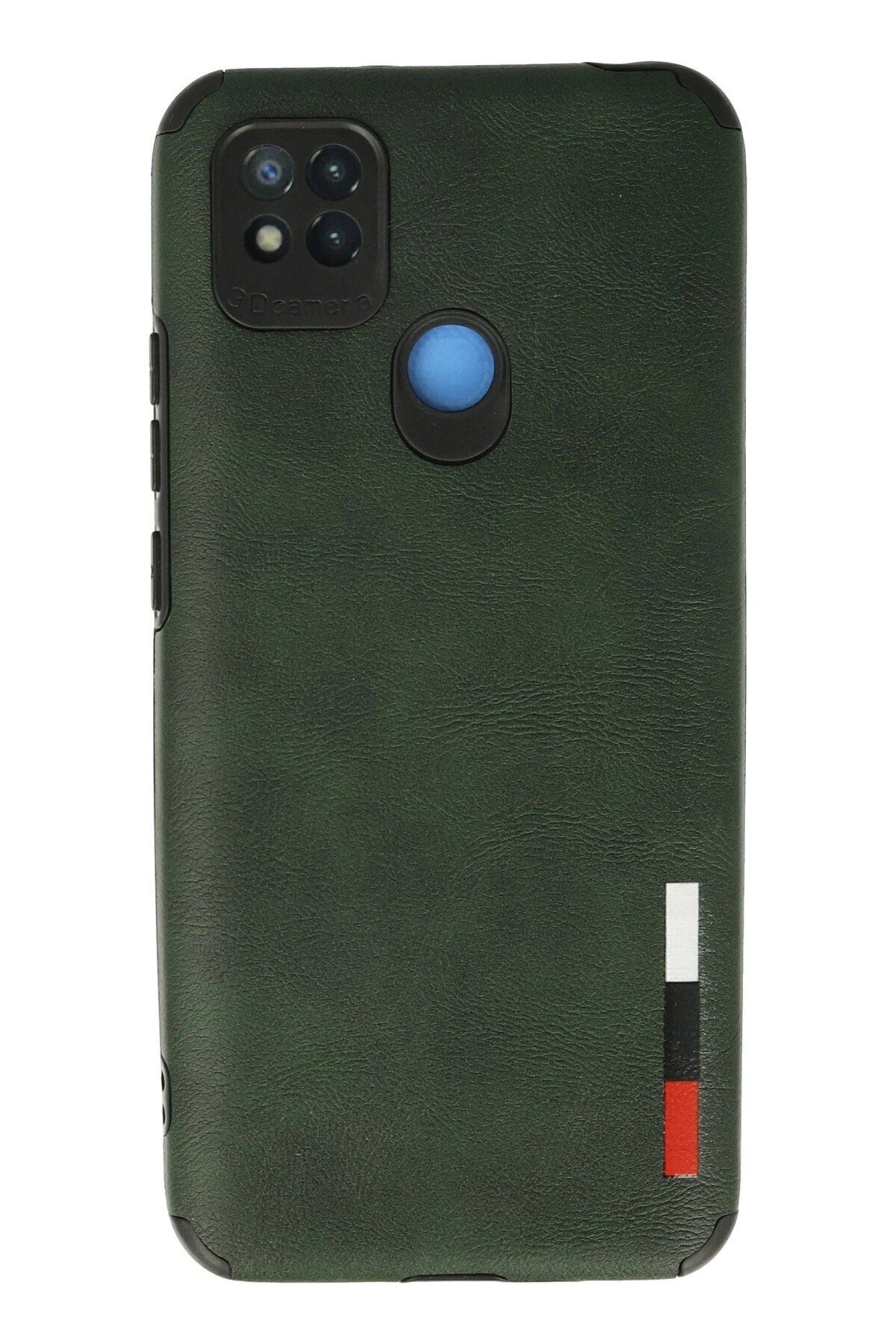 CepteToptan Newface Xiaomi Redmi 9C Kılıf Loop Deri Silikon - Yeşil