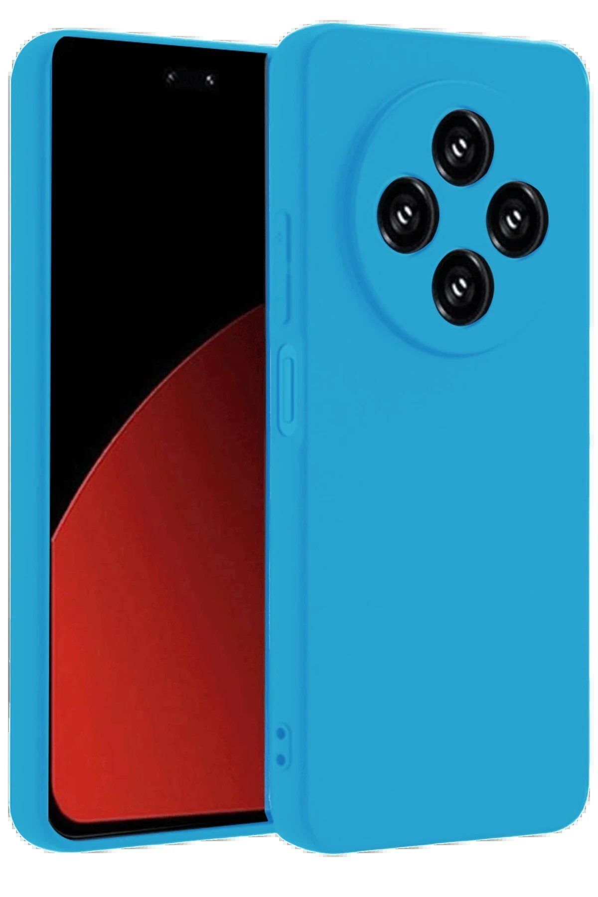 CepteToptan Newface Xiaomi Redmi 14C Kılıf Nano içi Kadife Silikon - Mavi