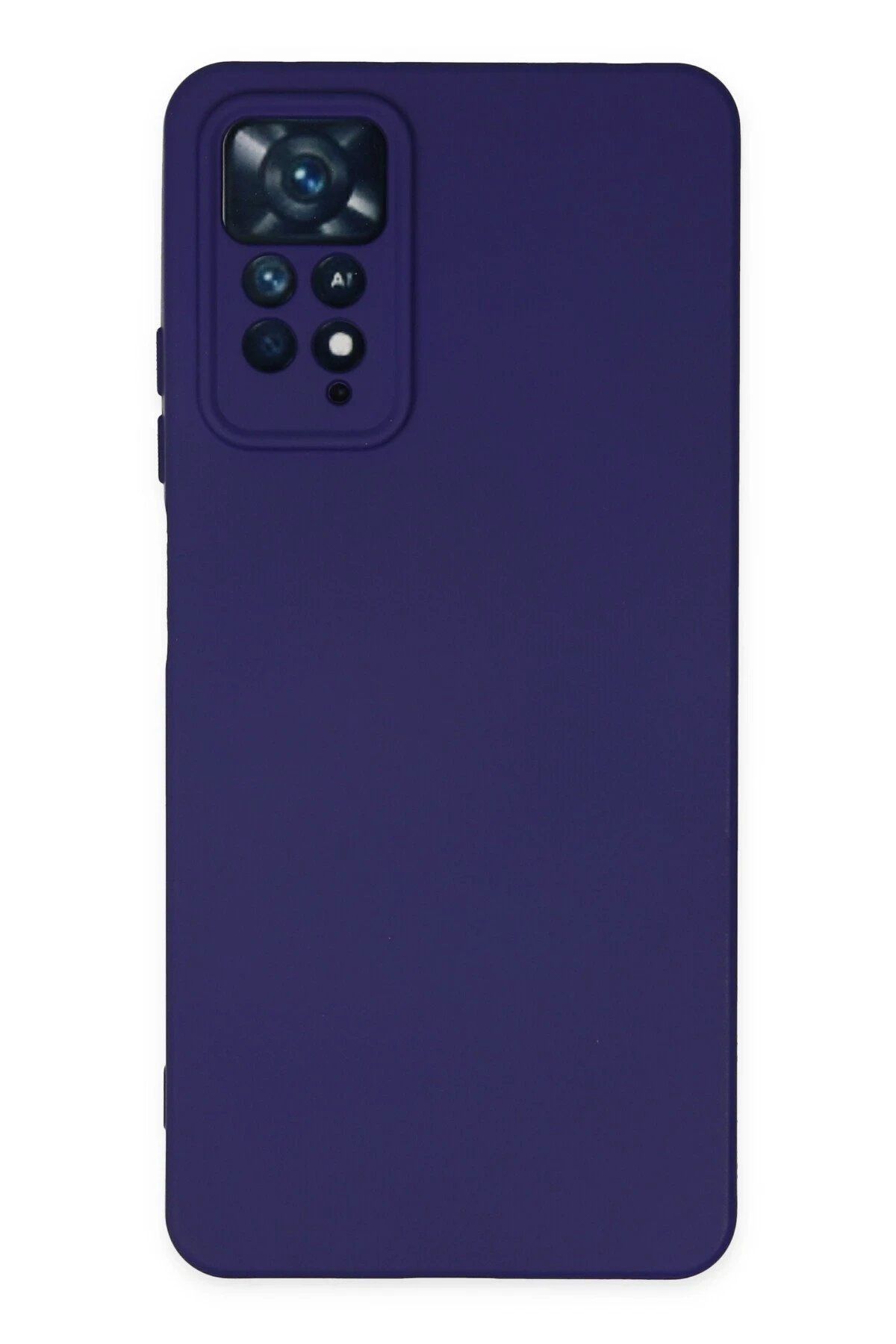CepteToptan Newface Xiaomi Redmi Note 11 Pro Kılıf Nano içi Kadife Silikon - Mor