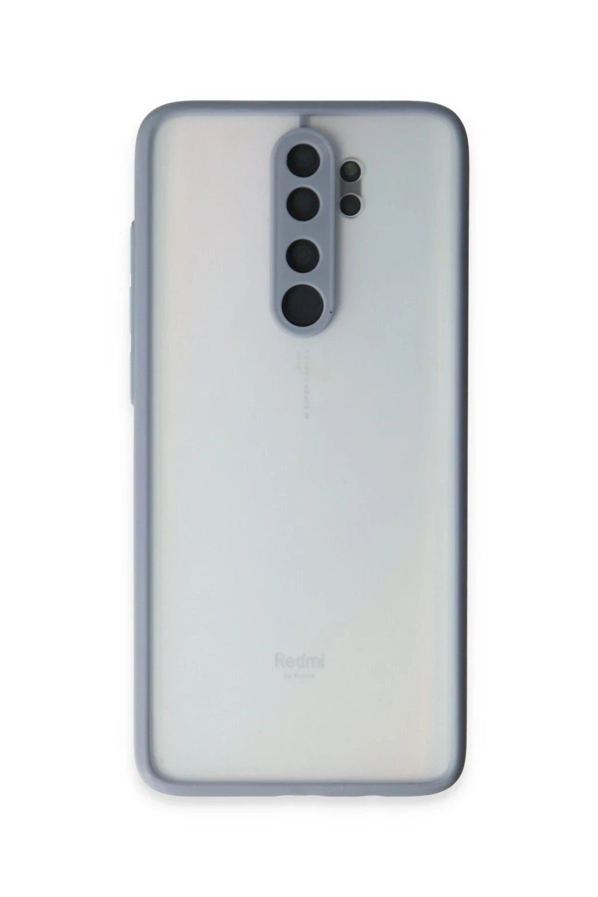 CepteToptan Newface Xiaomi Redmi Note 8 Pro Kılıf Montreal Silikon Kapak - Gri