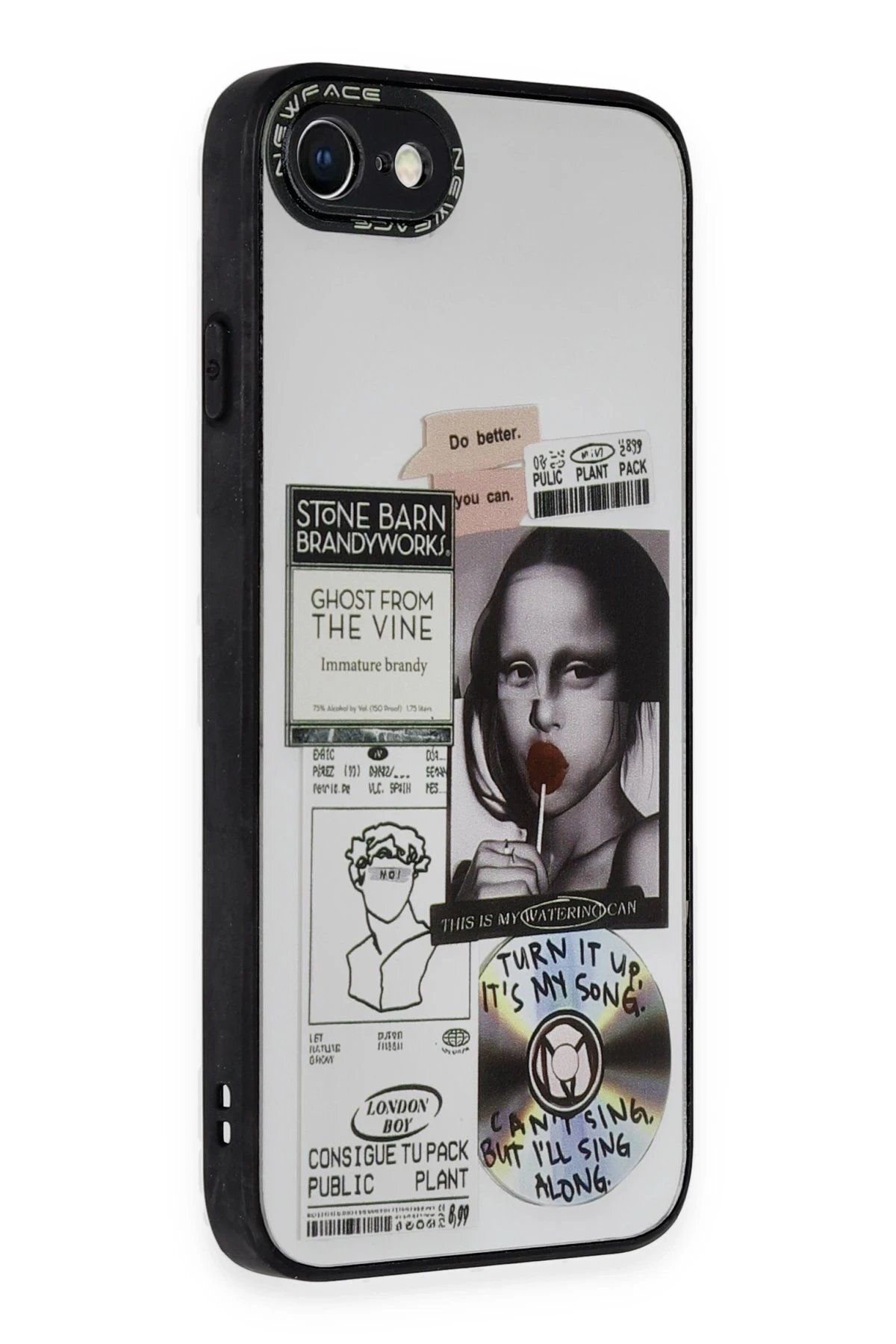 CepteToptan Newface iPhone 7 Kılıf Mirror Desenli Kapak - Mirror - 2