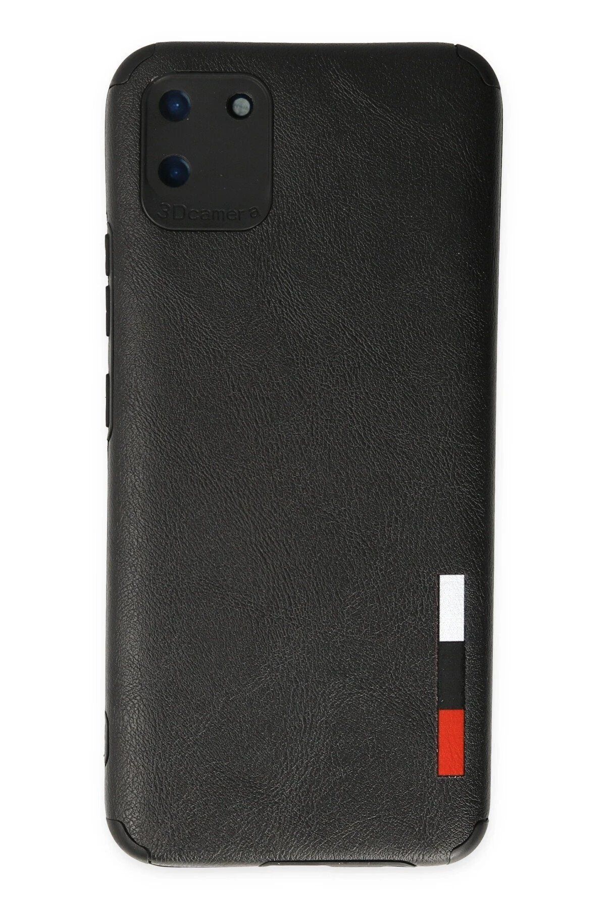 CepteToptan Newface Realme C11 Kılıf Loop Deri Silikon - Siyah