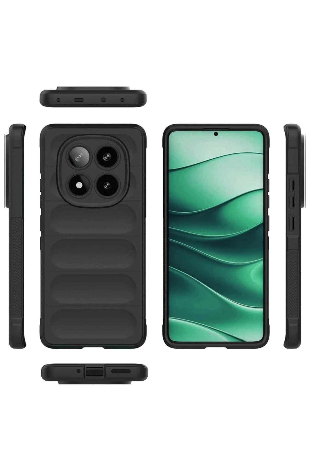 CepteToptan Newface Xiaomi Redmi Note 14 Pro 4G Kılıf Optimum Silikon - Lacivert