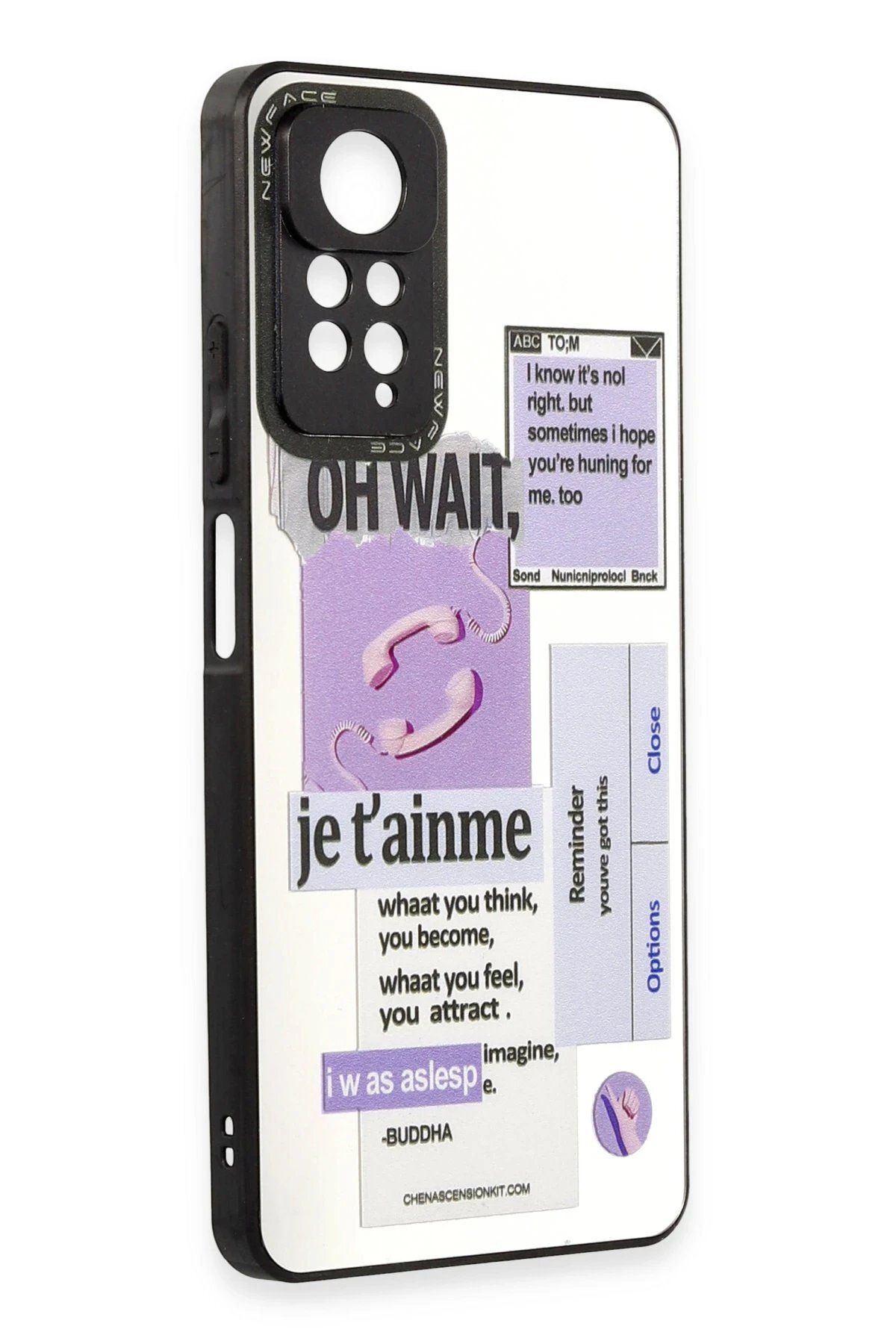CepteToptan Newface Xiaomi Redmi Note 11 Pro Kılıf Mirror Desenli Kapak - Mirror - 4