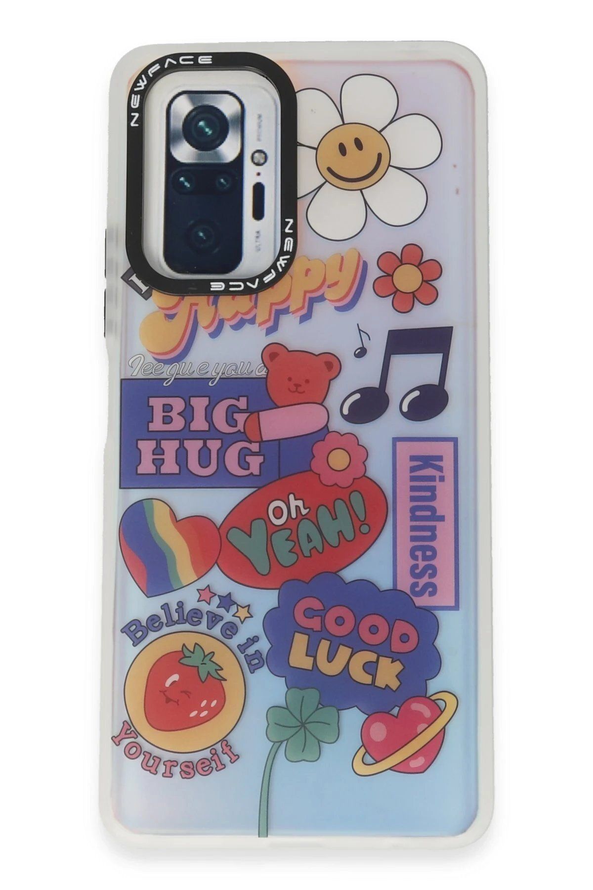 CepteToptan Newface Xiaomi Redmi Note 10 Pro Kılıf Estoril Desenli Kapak - Estoril - 15