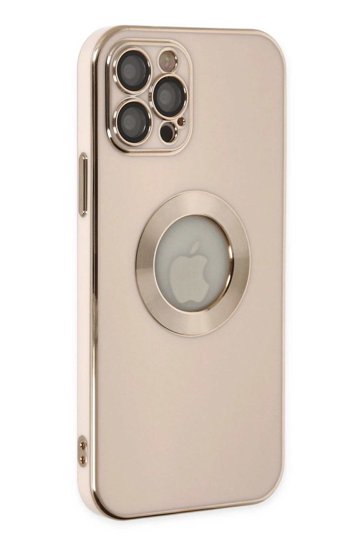 CepteToptan Newface iPhone 12 Pro Kılıf Store Silikon - Pembe
