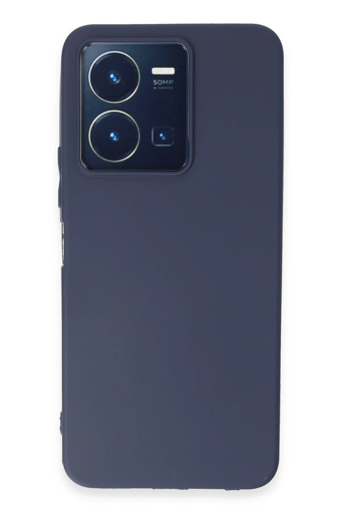 CepteToptan Newface Vivo Y35 Kılıf First Silikon - Lacivert
