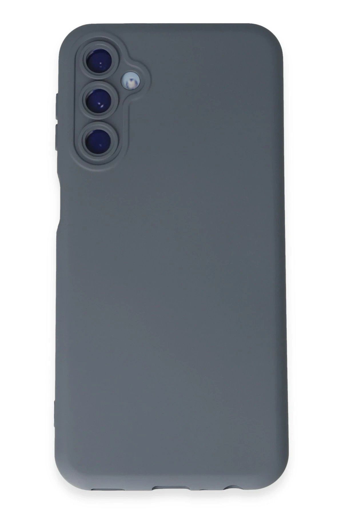 CepteToptan Newface Samsung Galaxy M14 5G Kılıf Nano içi Kadife Silikon - Gri