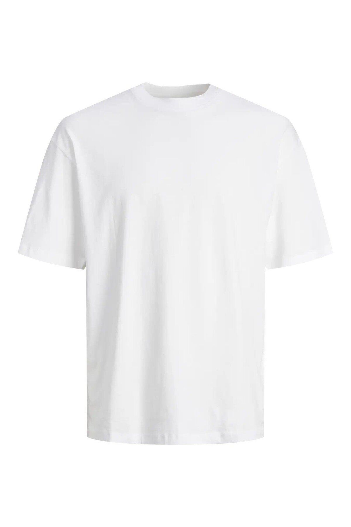 Jack & Jones JJ BRADLEY TEE SS O-NECK BEYAZ 12249319-WH
