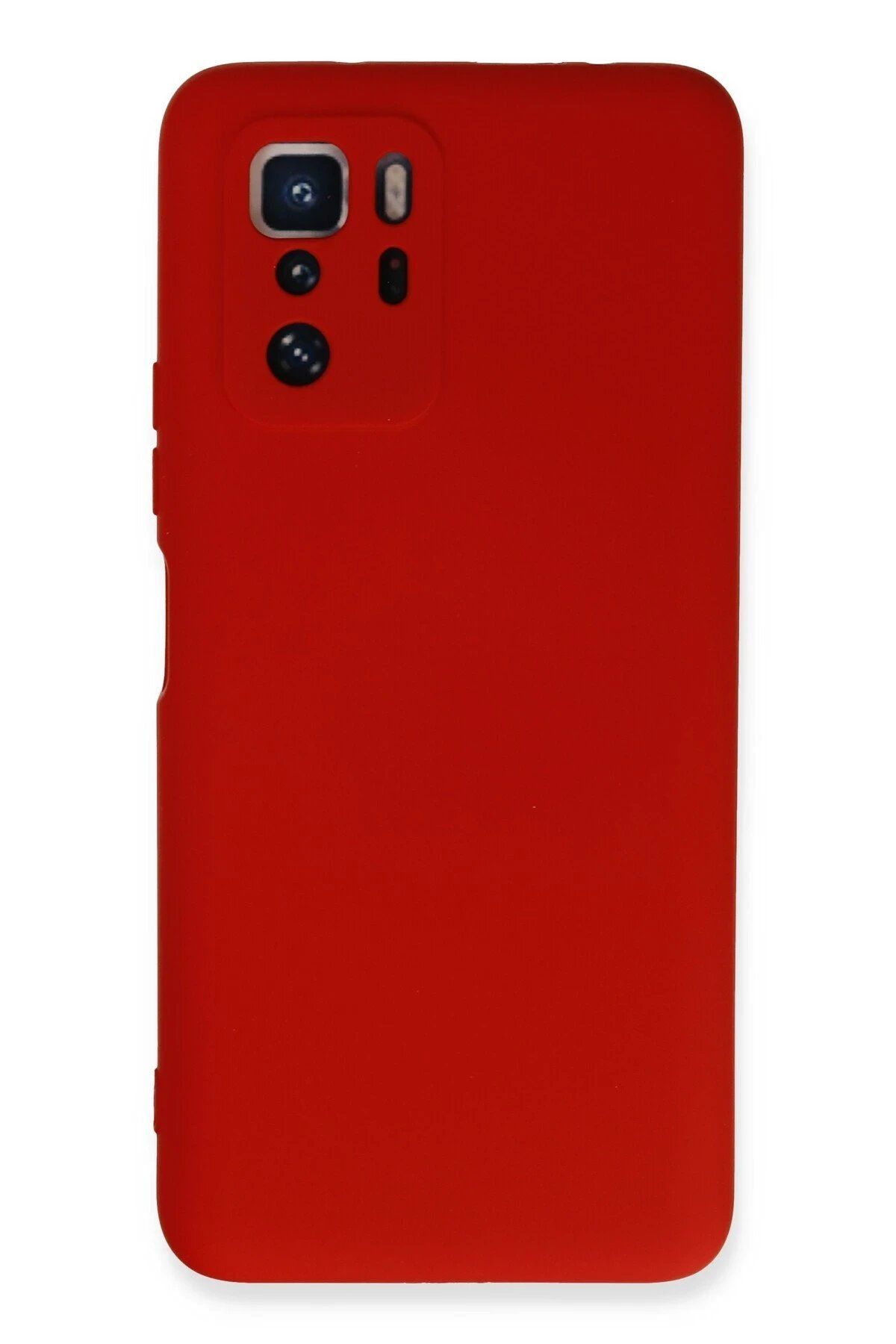 CepteToptan Newface Xiaomi Poco X3 GT Kılıf Nano içi Kadife Silikon - Kırmızı