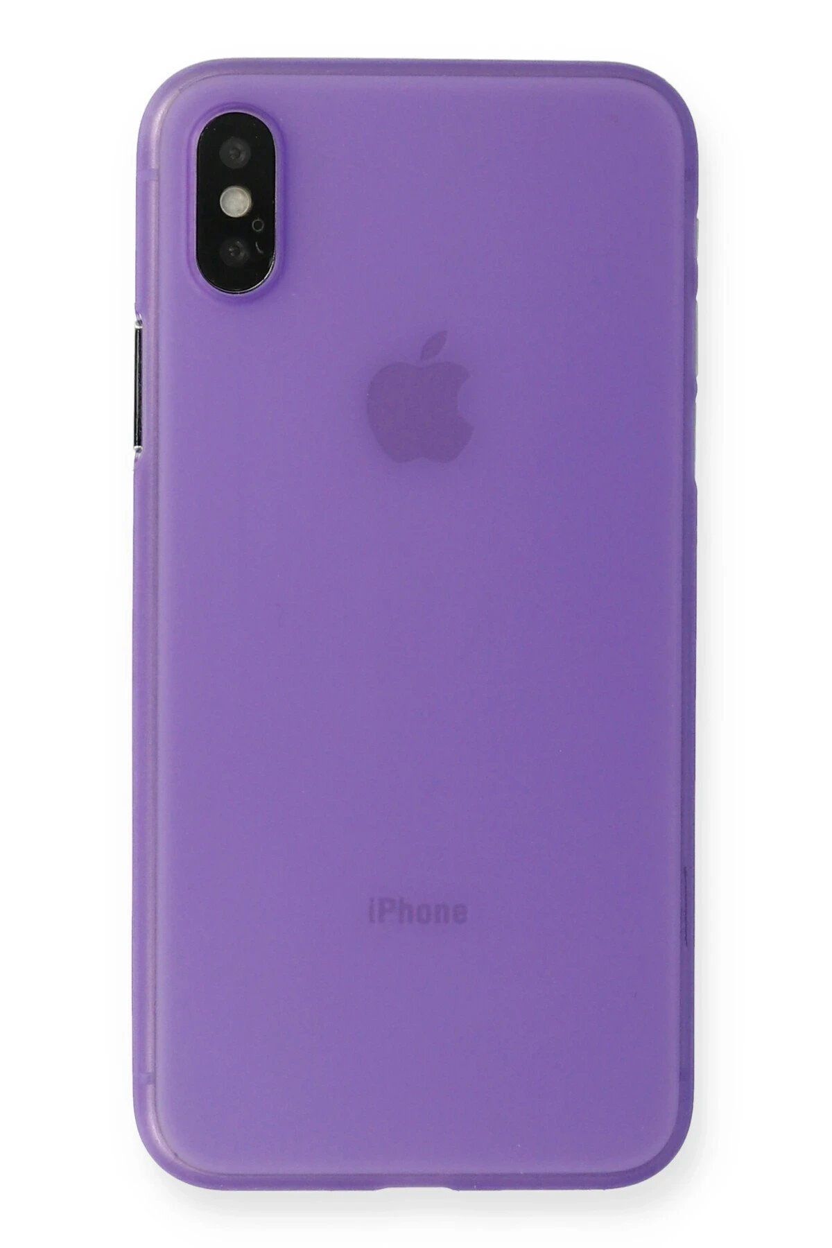 CepteToptan Newface iPhone XS Max Kılıf PP Ultra İnce Kapak - Mor