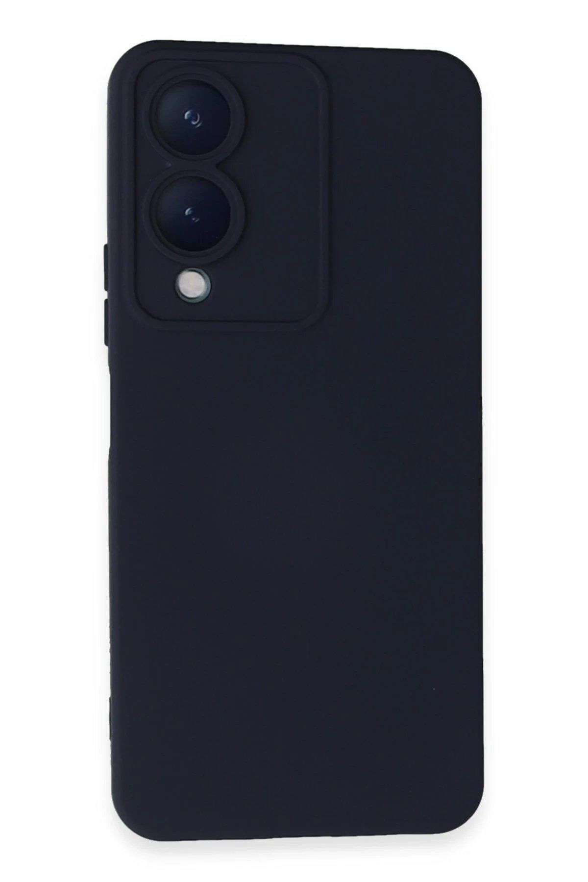 CepteToptan Newface Vivo Y17S Kılıf Nano içi Kadife Silikon - Lacivert