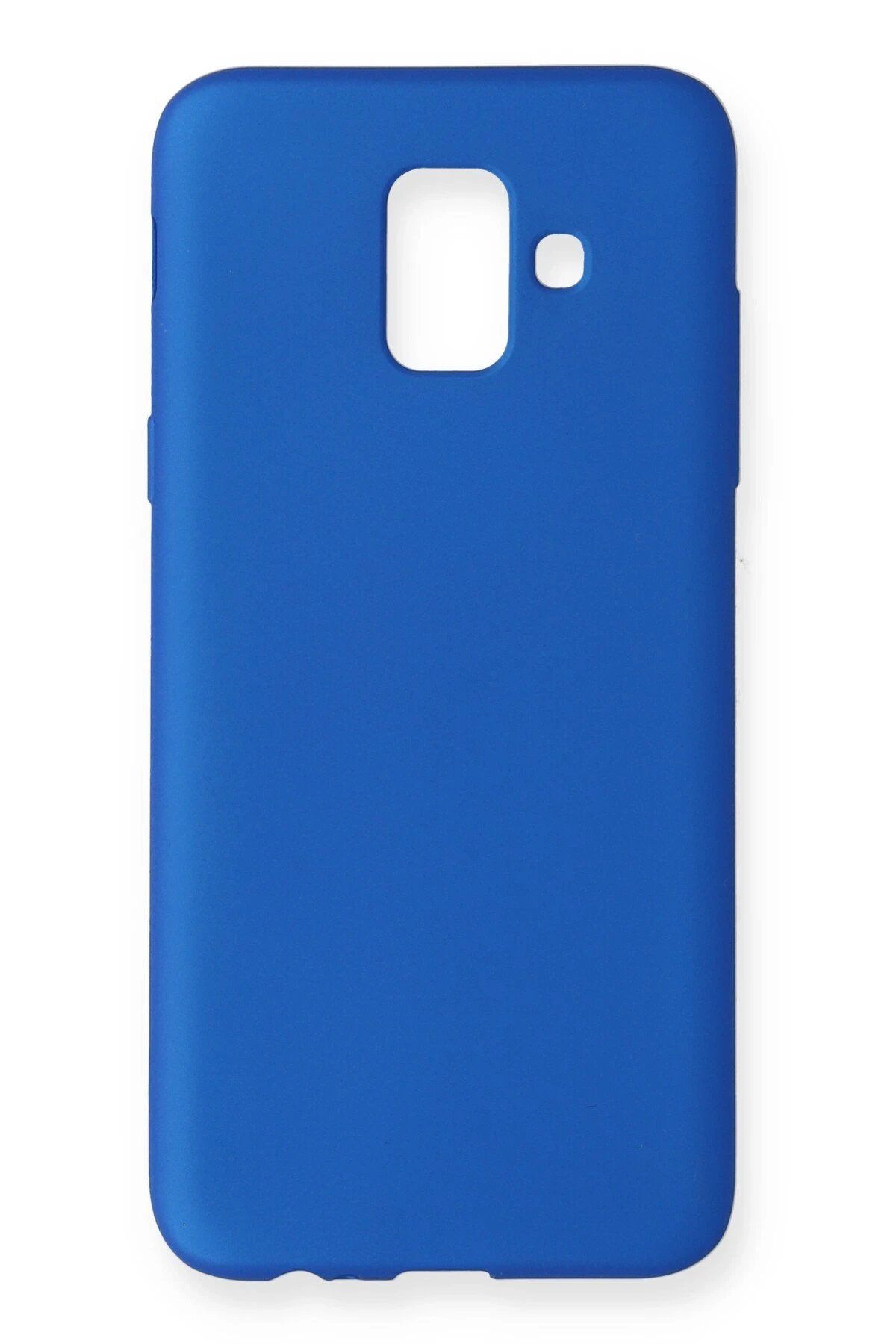 CepteToptan Newface Samsung Galaxy A6 2018 Kılıf First Silikon - Mavi