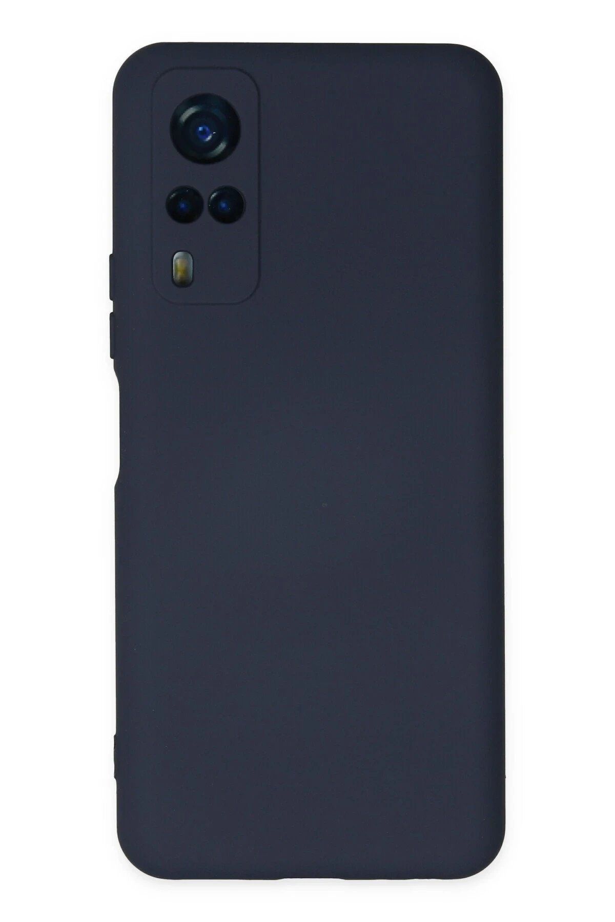BIGBOYCL Vivo Y53S Kılıf Nano içi Kadife Silikon - Lacivert – Darbe Koruma