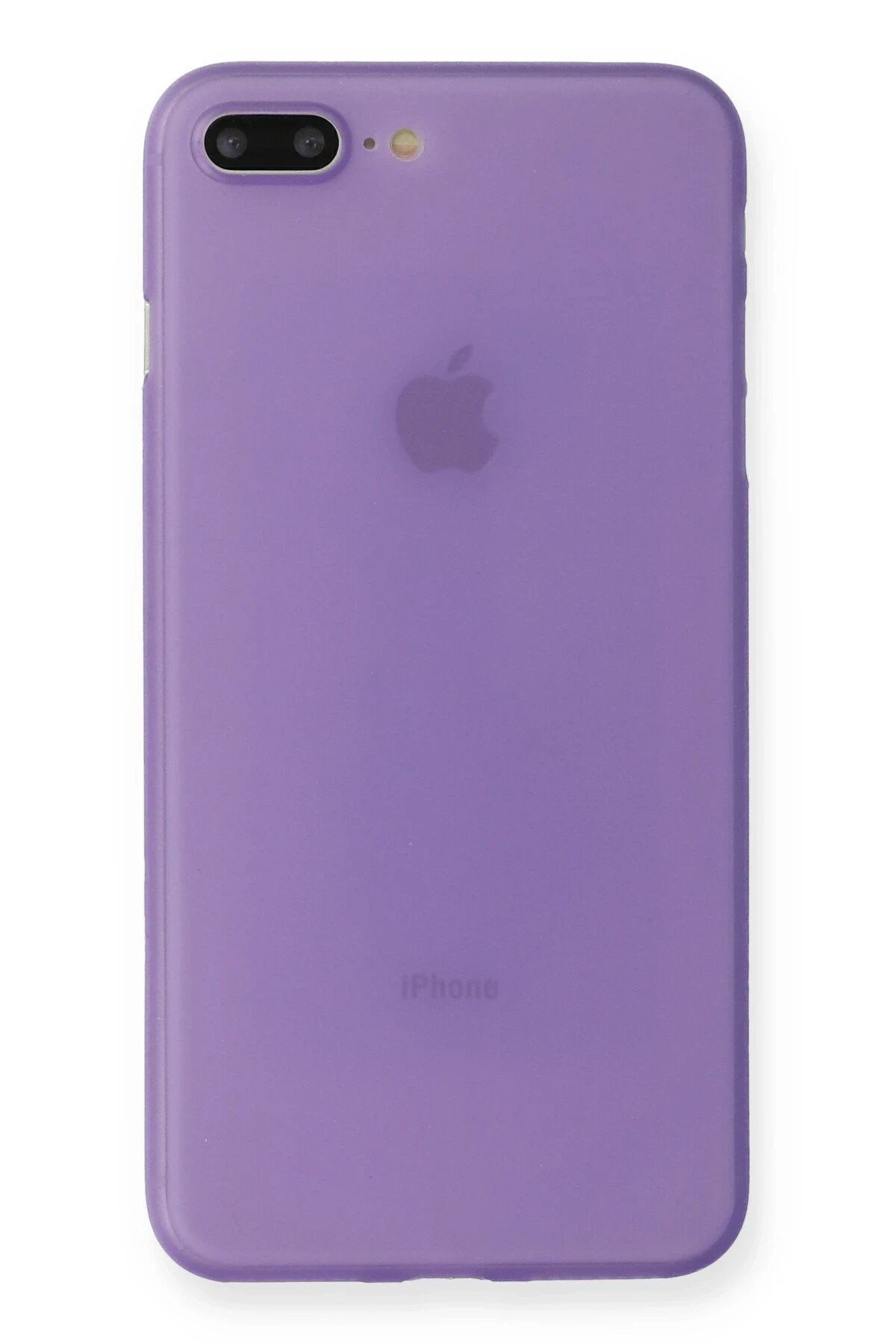CepteToptan Newface iPhone 7 Plus Kılıf PP Ultra İnce Kapak - Mor