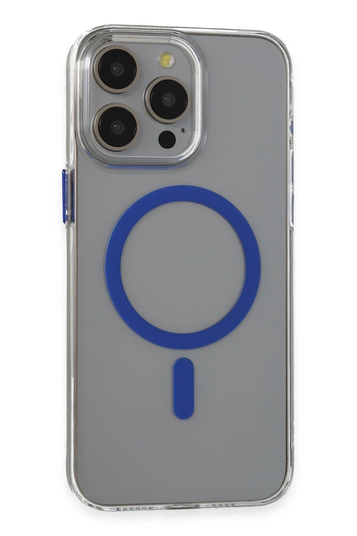 CepteToptan Joko iPhone 15 Pro Max Bubble Magsafe Kapak - Lacivert