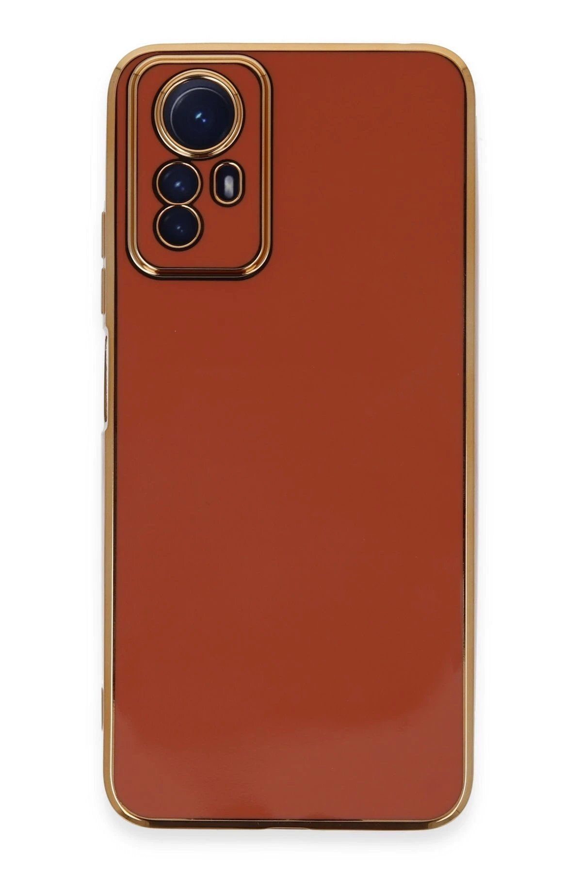 CepteToptan Newface Xiaomi Redmi Note 12S Kılıf Volet Silikon - Kırmızı