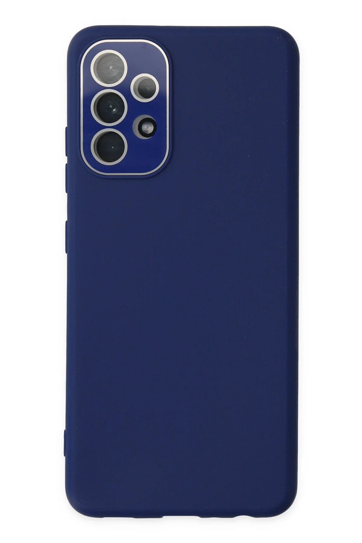 CepteToptan Newface Samsung Galaxy A33 5G Kılıf Lansman Glass Kapak - Sky Blue